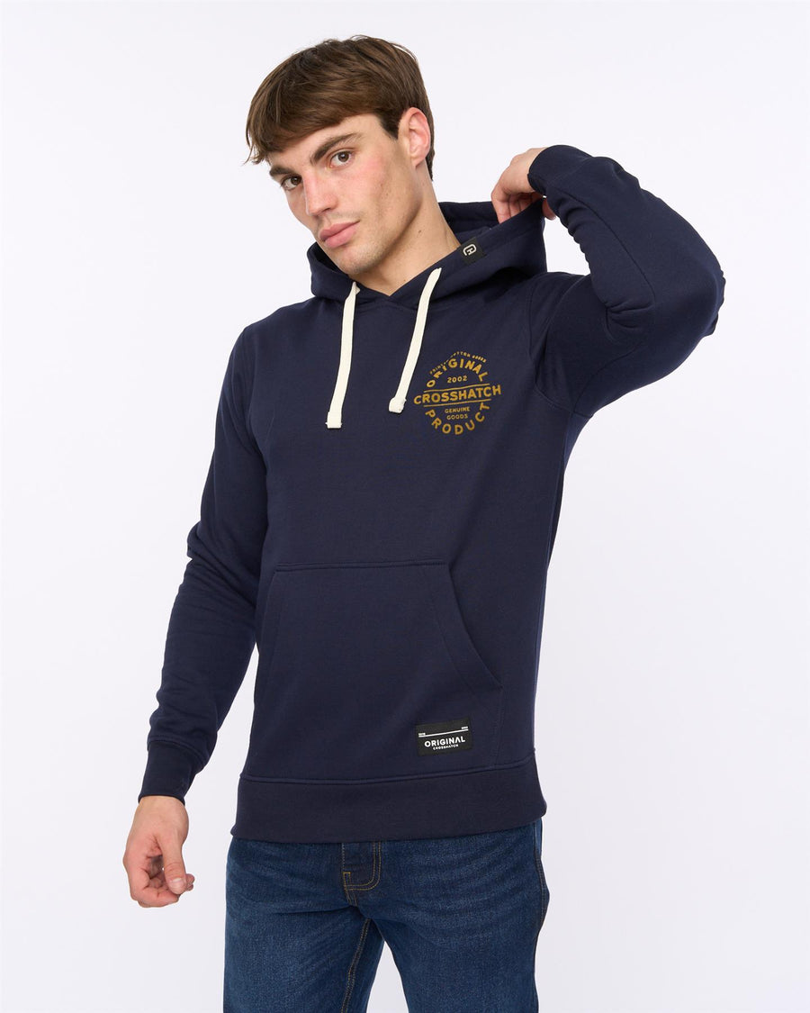 Mens Cresswell Hoodie Navy