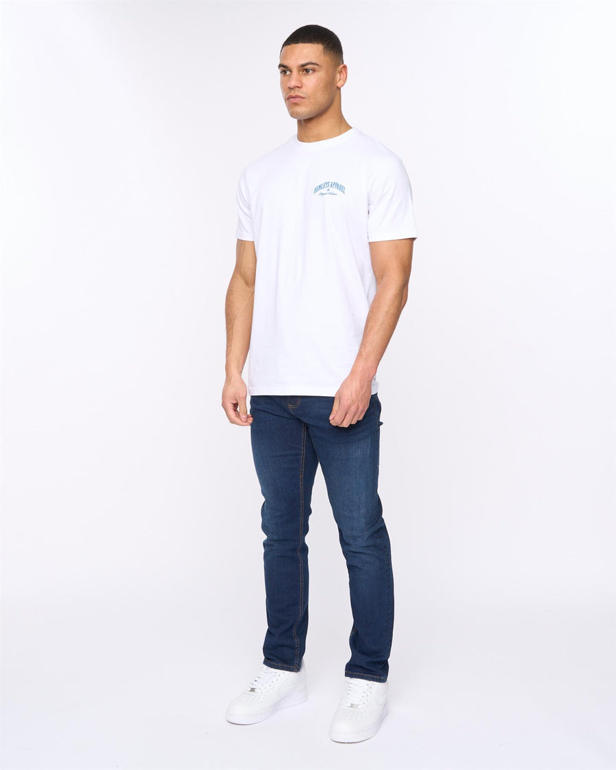Mens Craze Comfort Fit Jeans Dark Wash