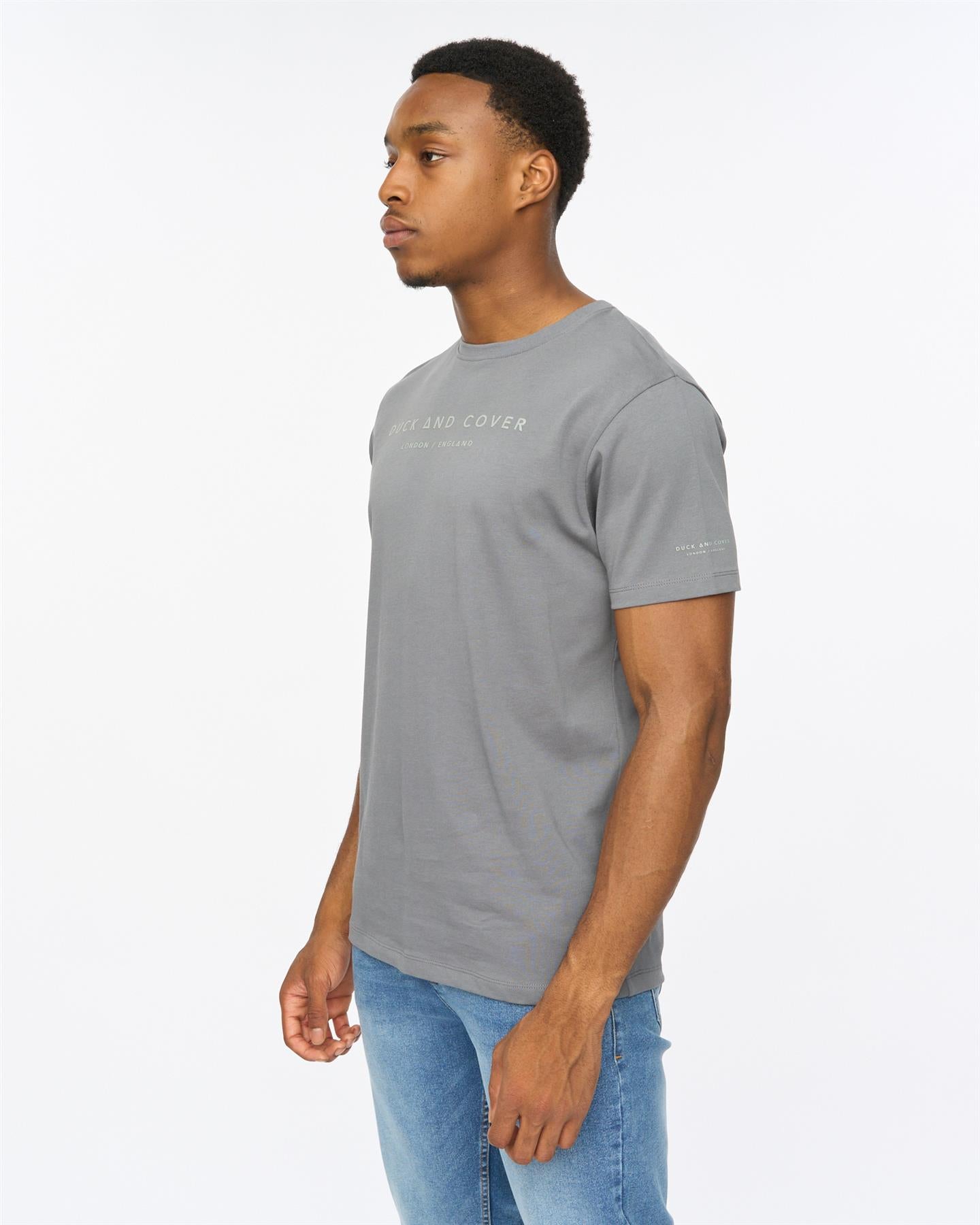 Mens Crytons Heavy T-Shirt Petrol