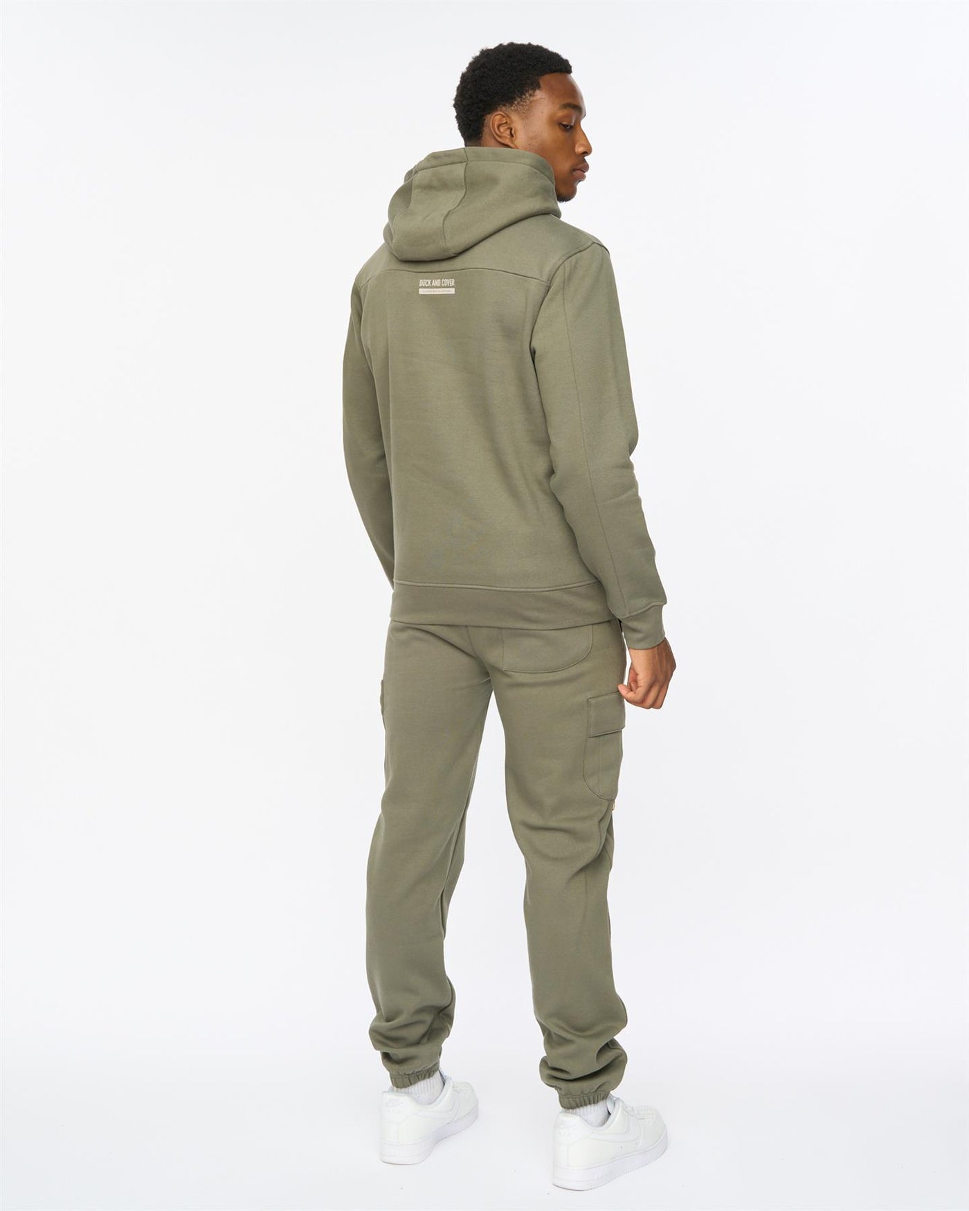 Mens Adamsberg Hoodie & Joggers Set Dark Olive