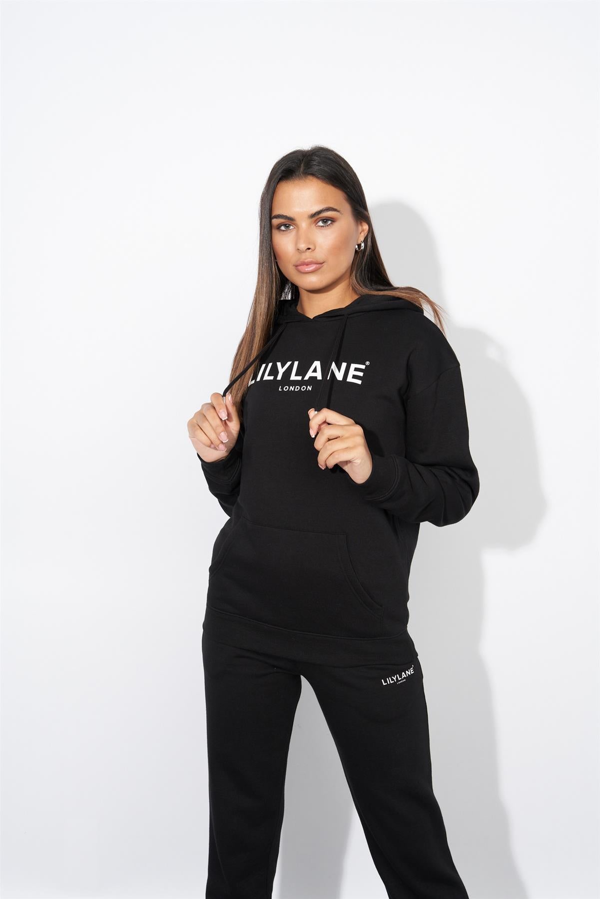 Ladies Lily Lane Ximena Hoodie Black