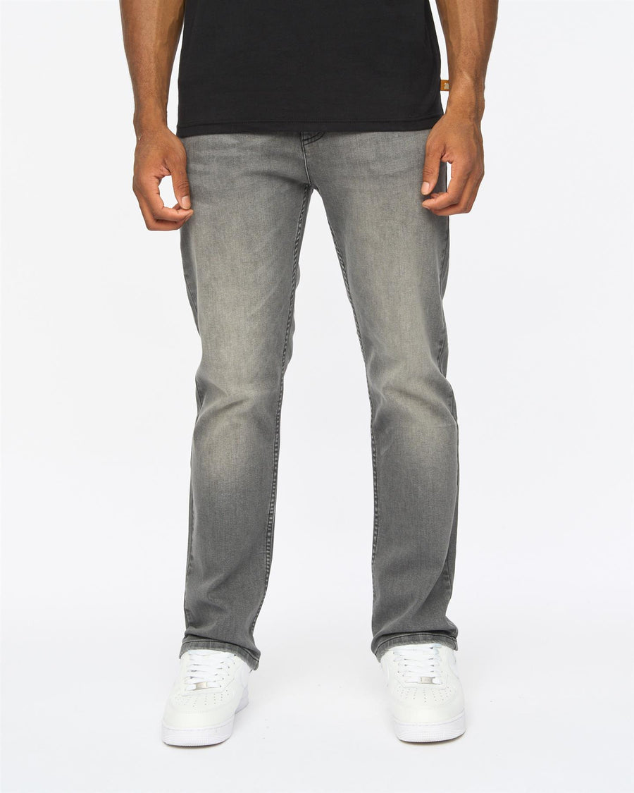 Mens Janstar Straight Leg Jeans Grey