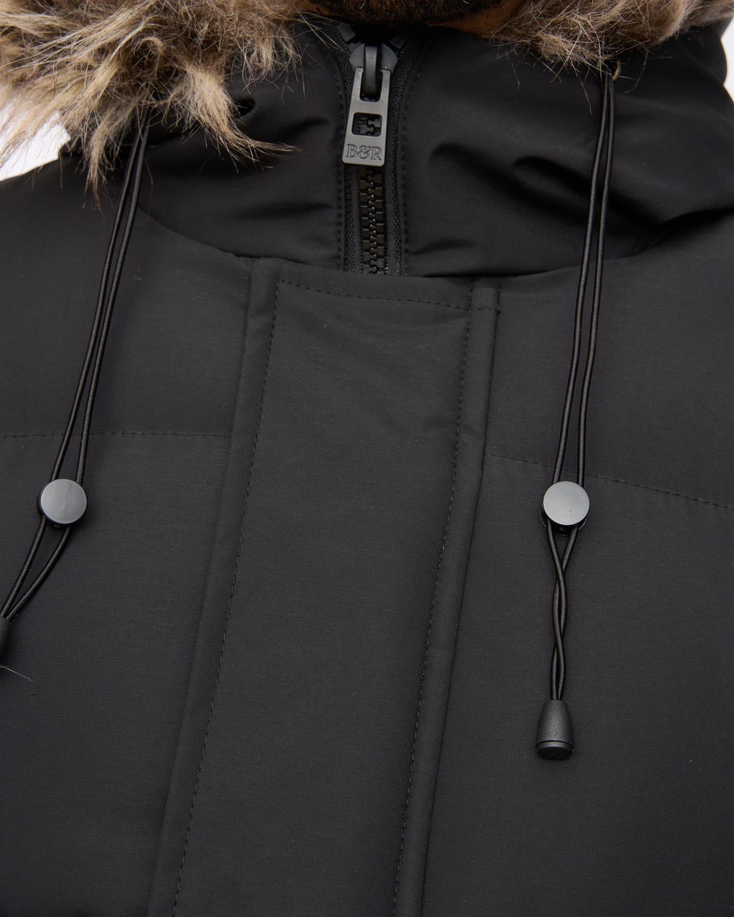Northbrook Mid Length Parka Black