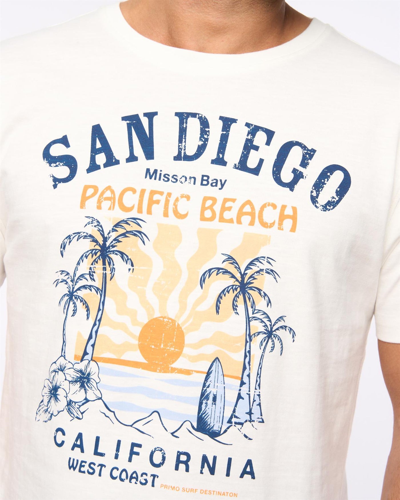 Mens Sandico T-Shirt Off White