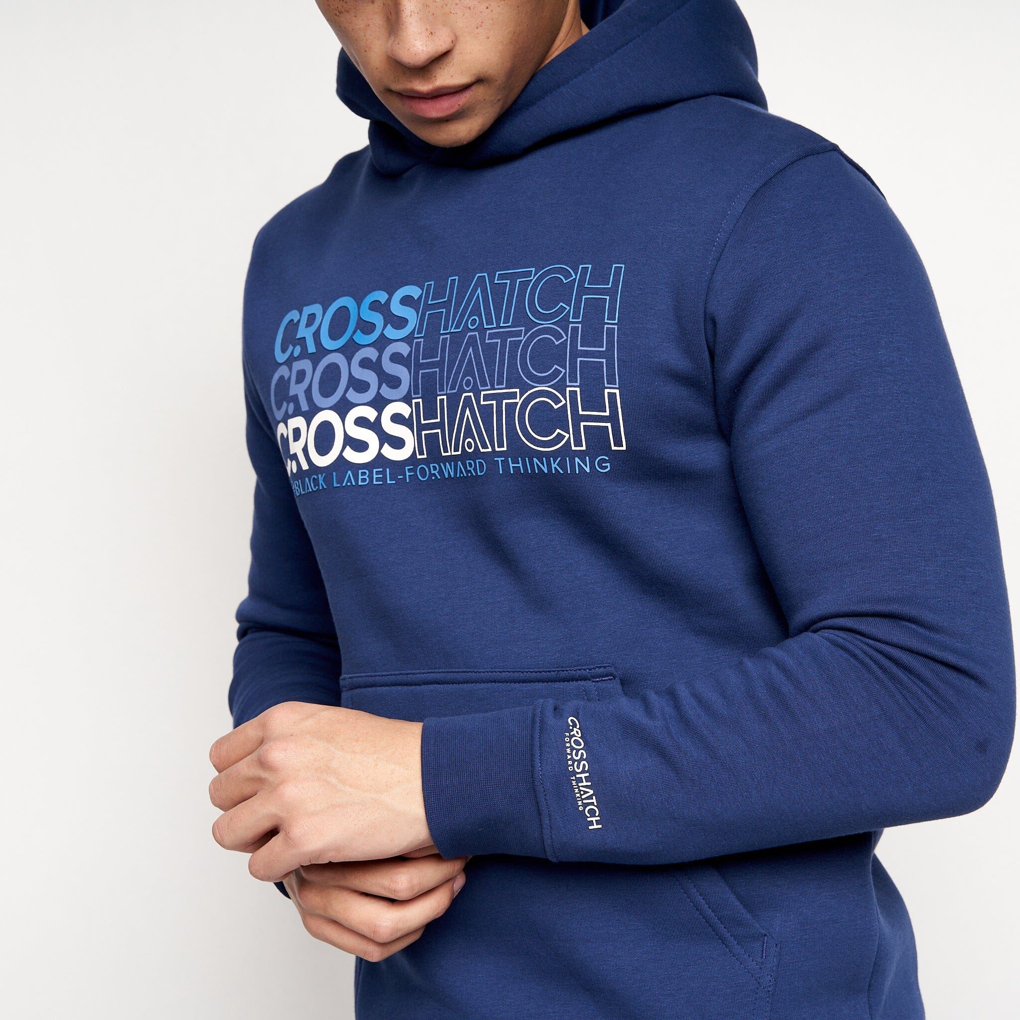 Mens Larmen Hoodie 2pk Navy/Blue