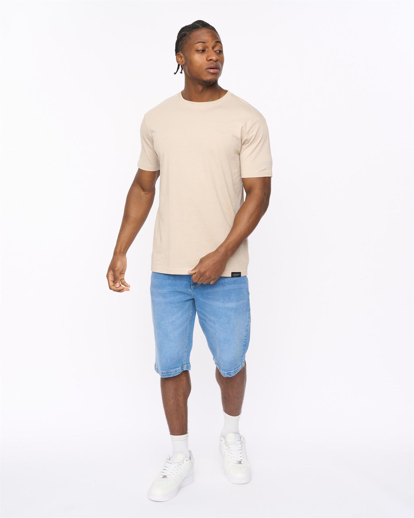 Mens Allmoore T-Shirt Light Stone