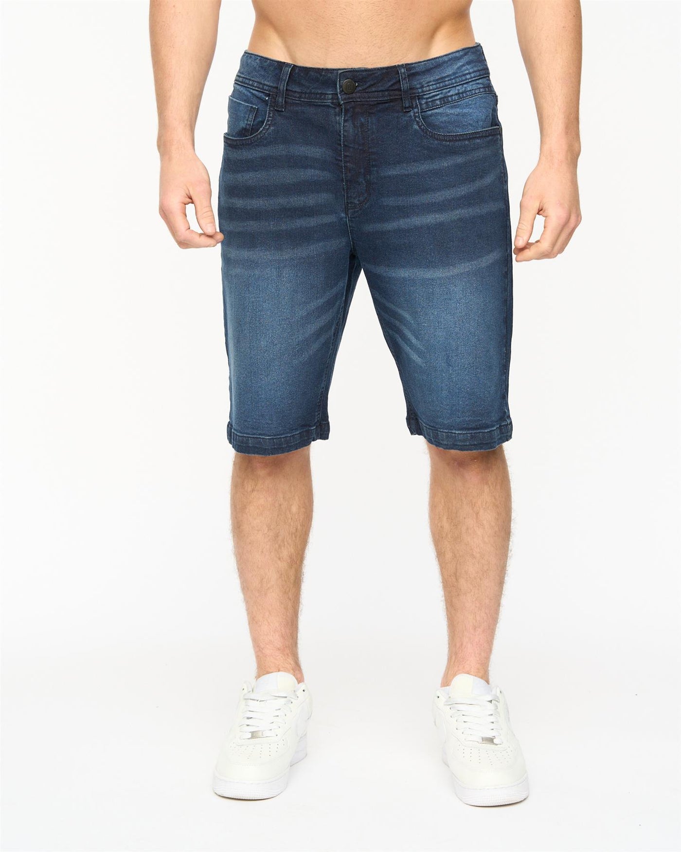 Mens Kamaline Denim Shorts Dark Wash