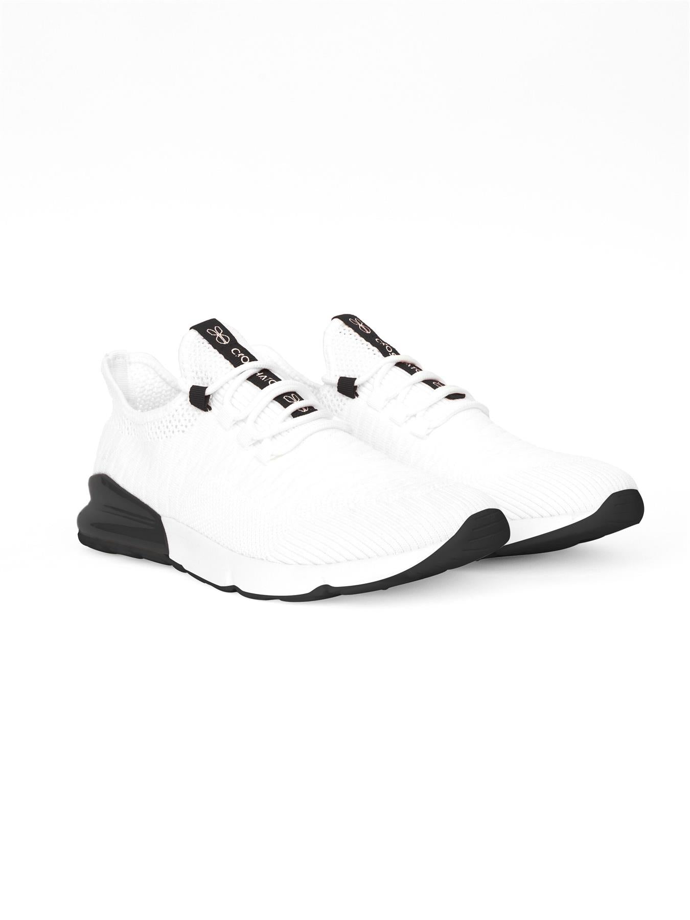 Mens Smitlay Trainers White/Black