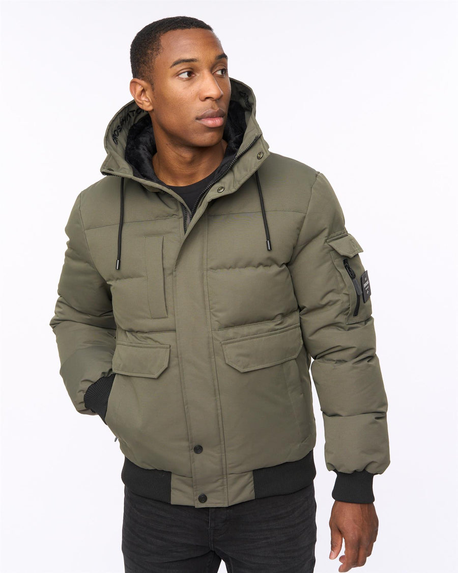Mens Milwaka Jacket Dark Olive