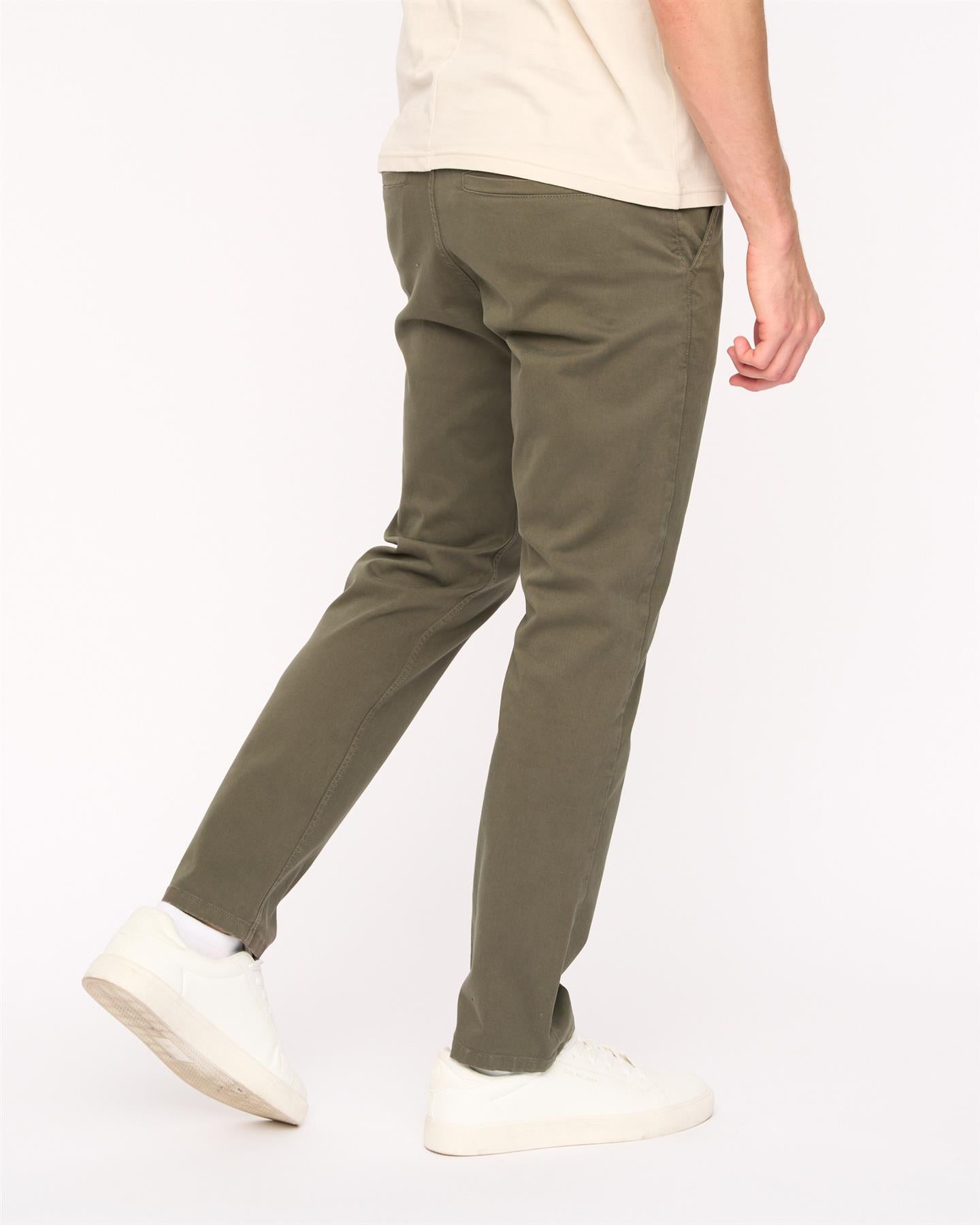Mens Moretor Chinos Olive