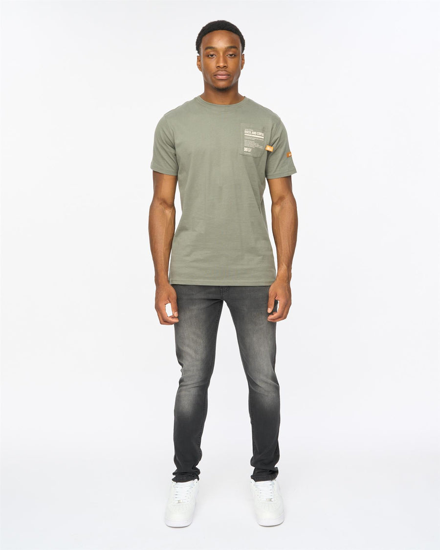 Mens Overburg Tapered Jeans Black