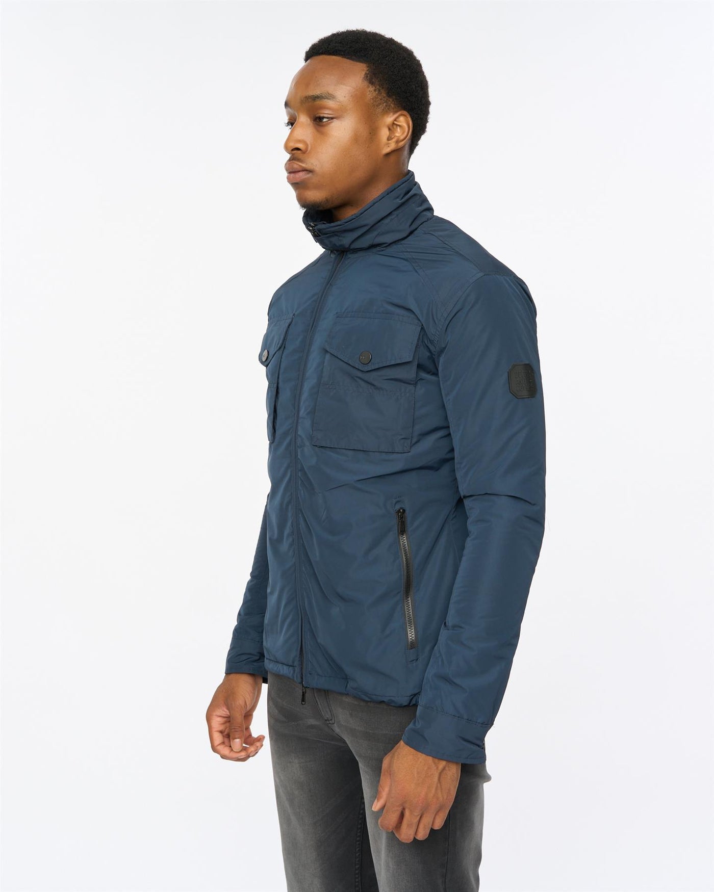Mens Blensons Padded Jacket Navy