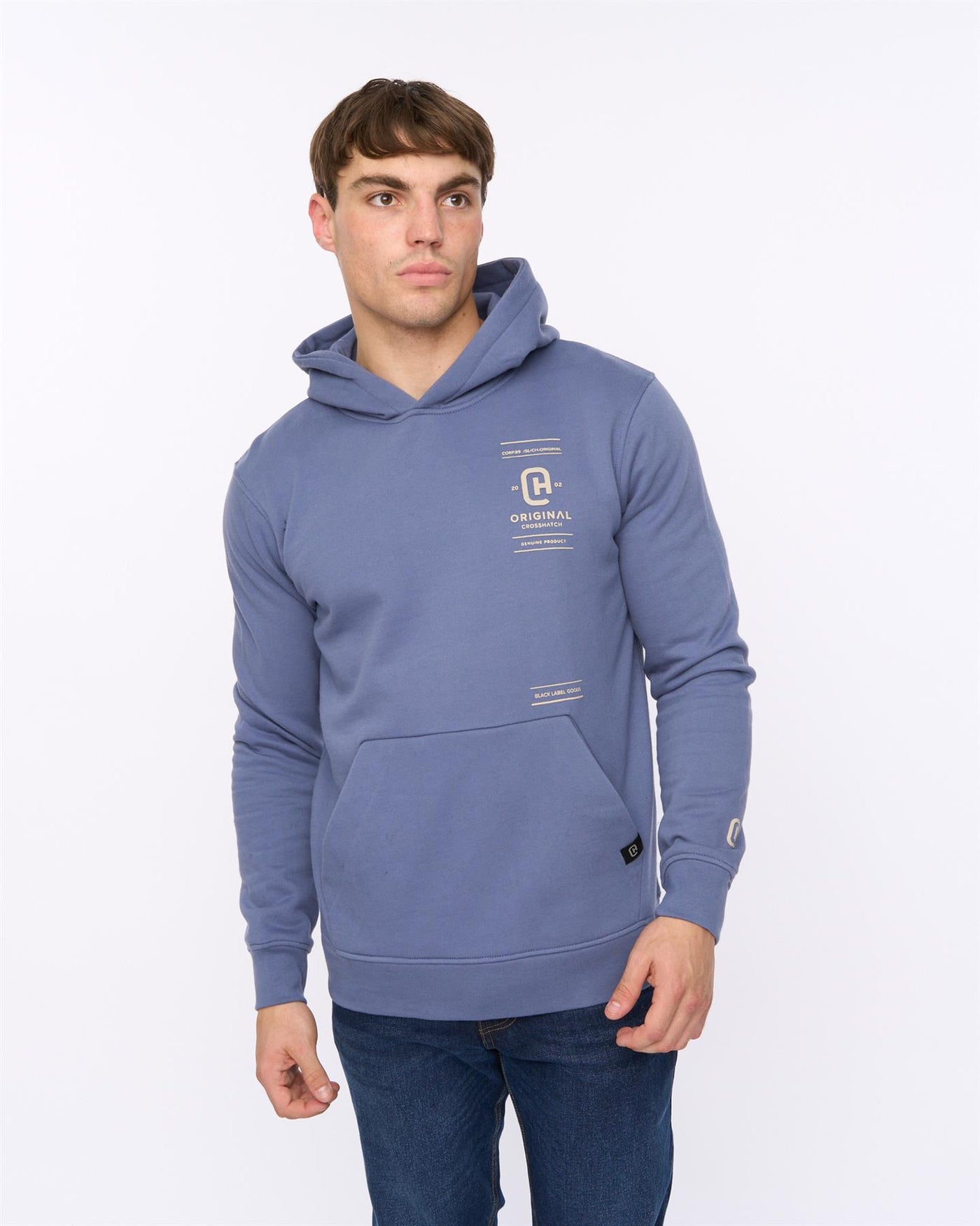 Mens Jamolat Hoodie Denim Blue