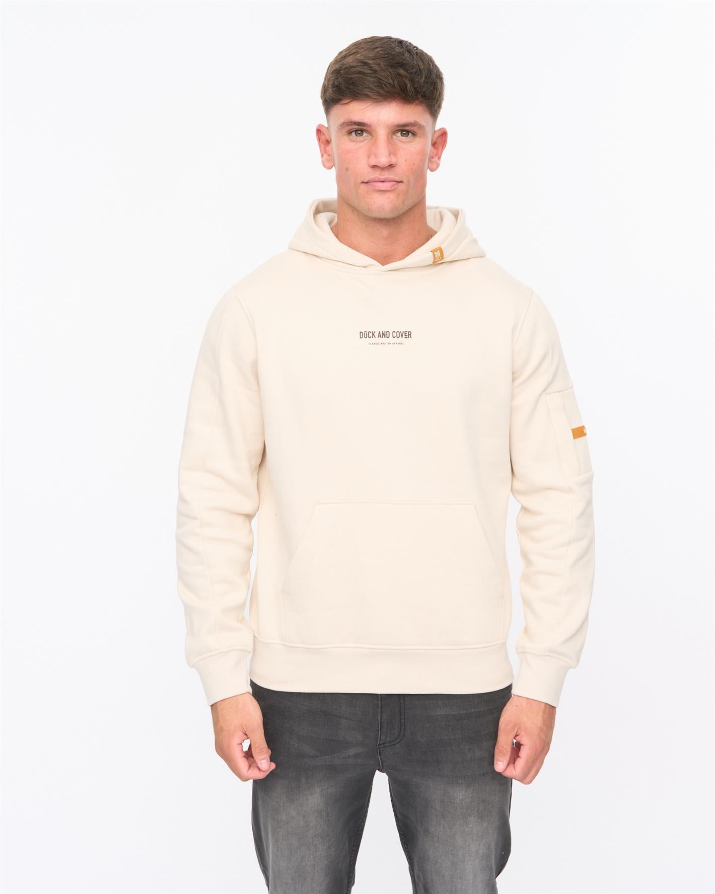 Mens Brammers V2 Hoodie Off White