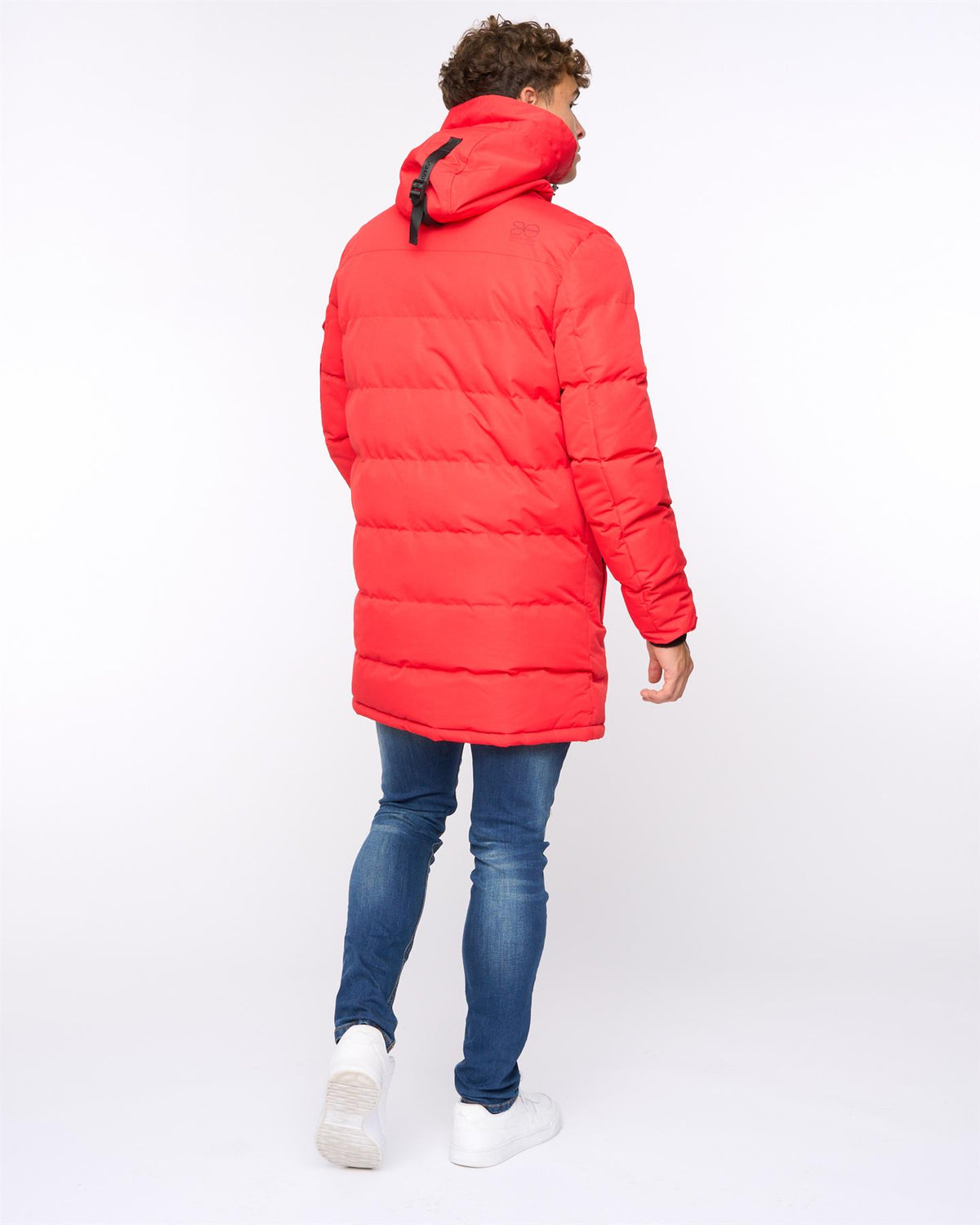 Mens Milwaka Long Jacket Red