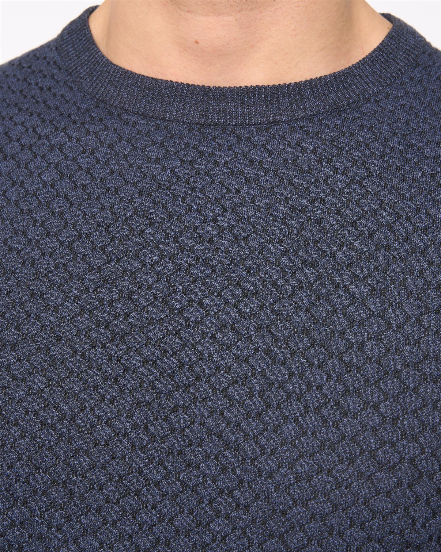 Mens Mataso Knit T-Shirt Slate Blue