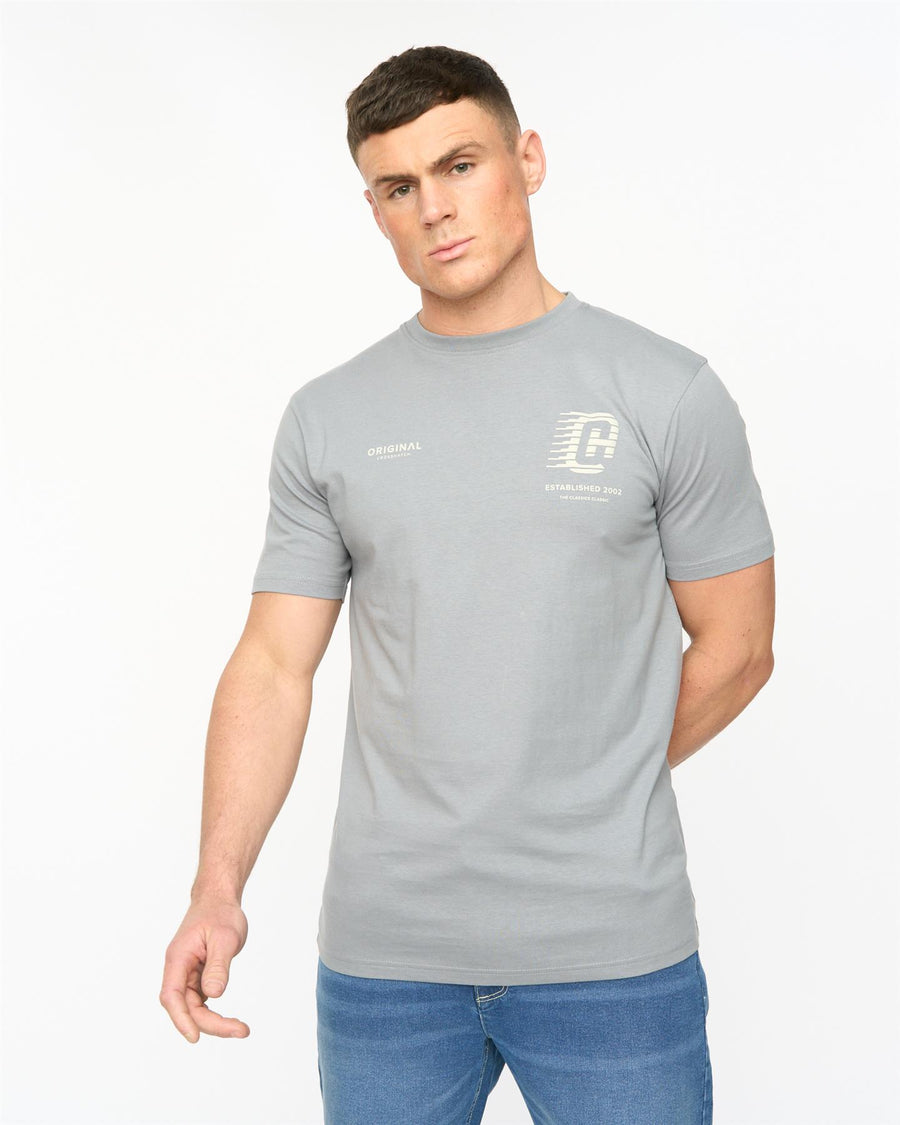 Mens Morville T-Shirt Steel Blue