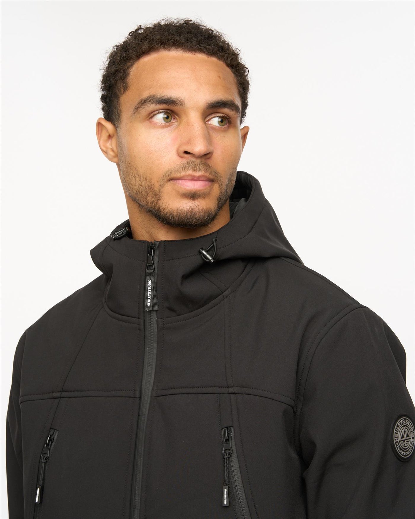 Mens Expand Soft Shell Jacket Black · Brand Corner