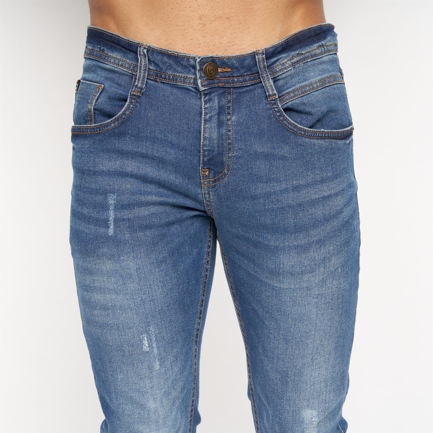 Tranfold Slim Fit Jeans Stone Wash