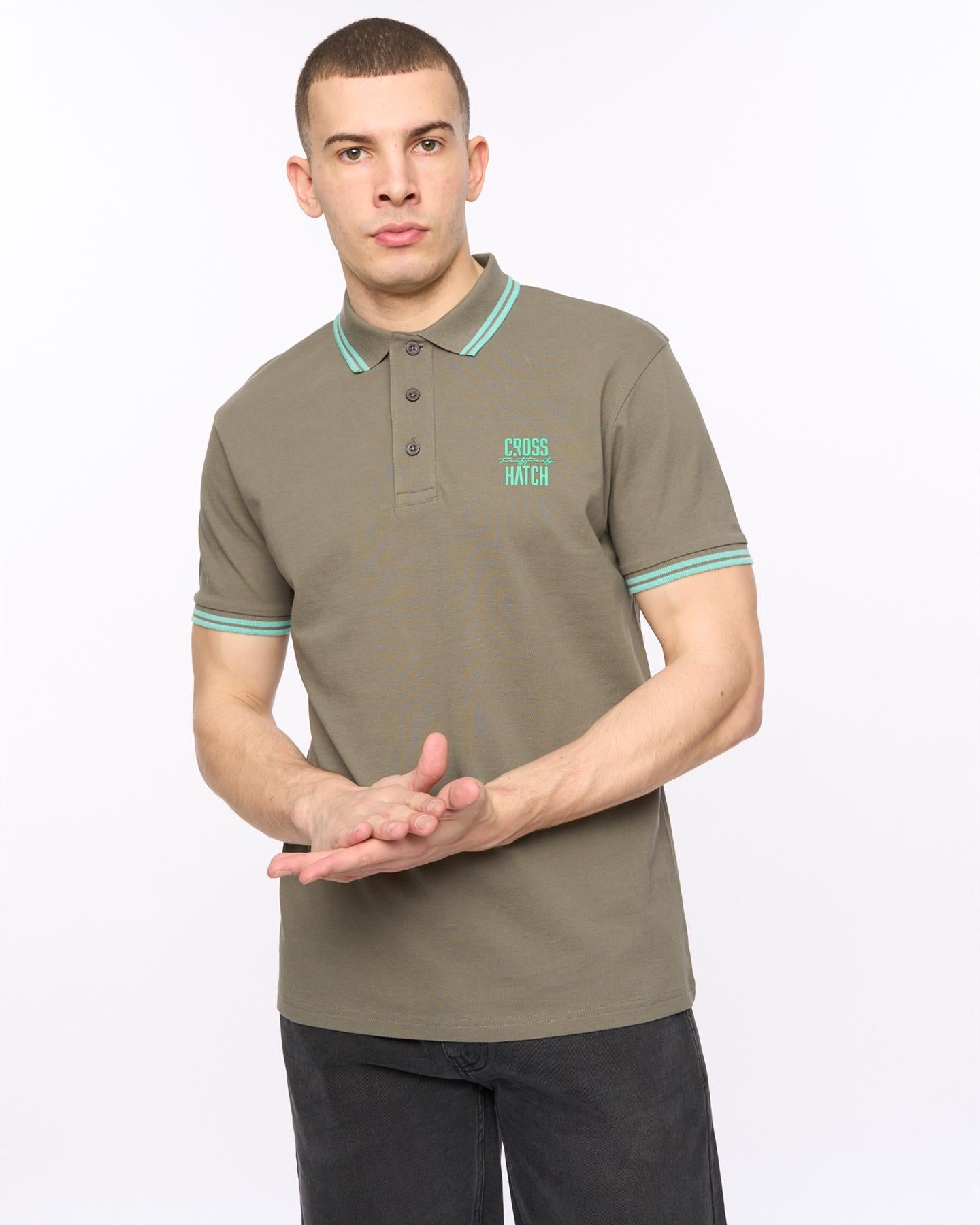 Mens Changra Polo Dark Sage