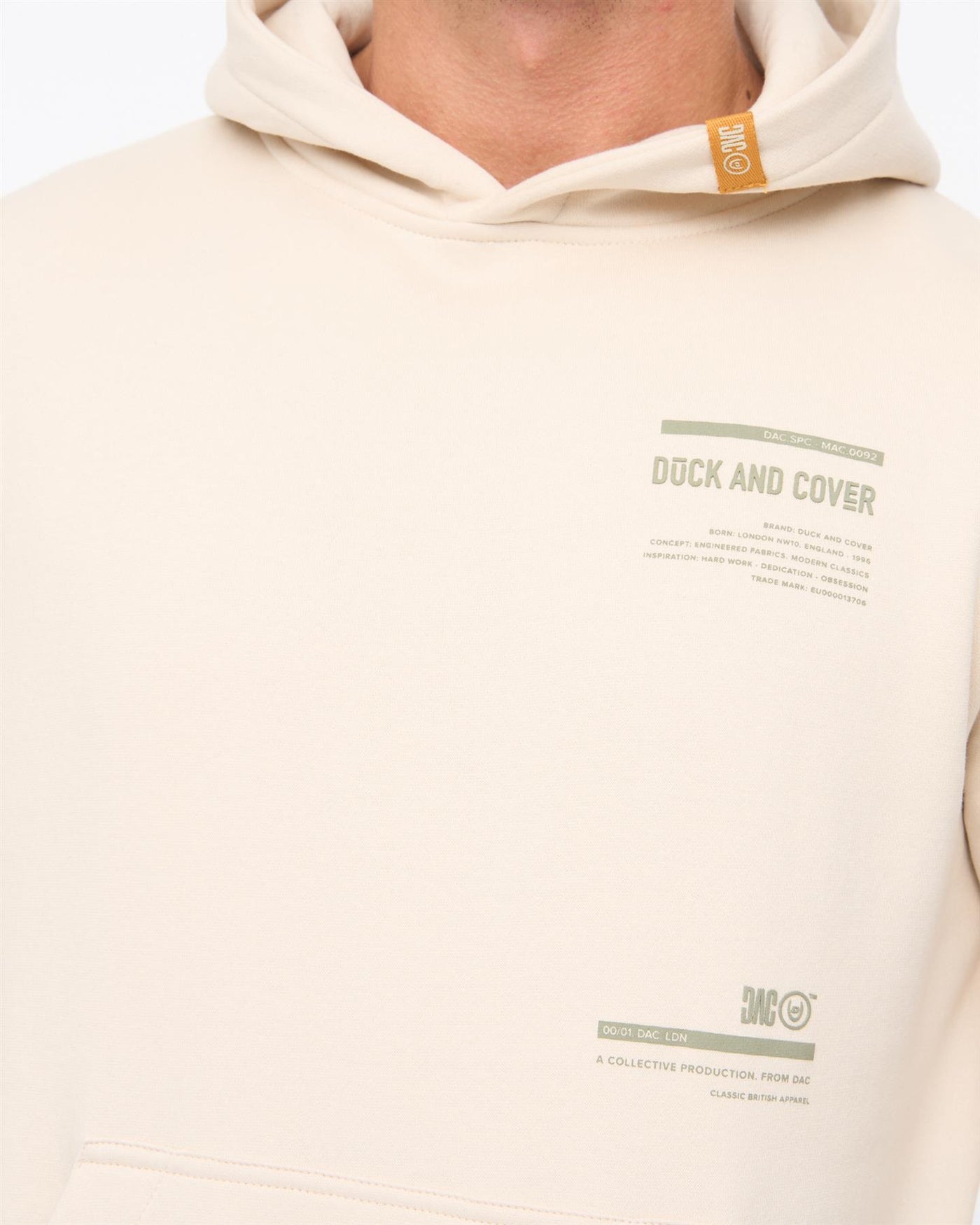 Mens Ambridge Hoodie Off White