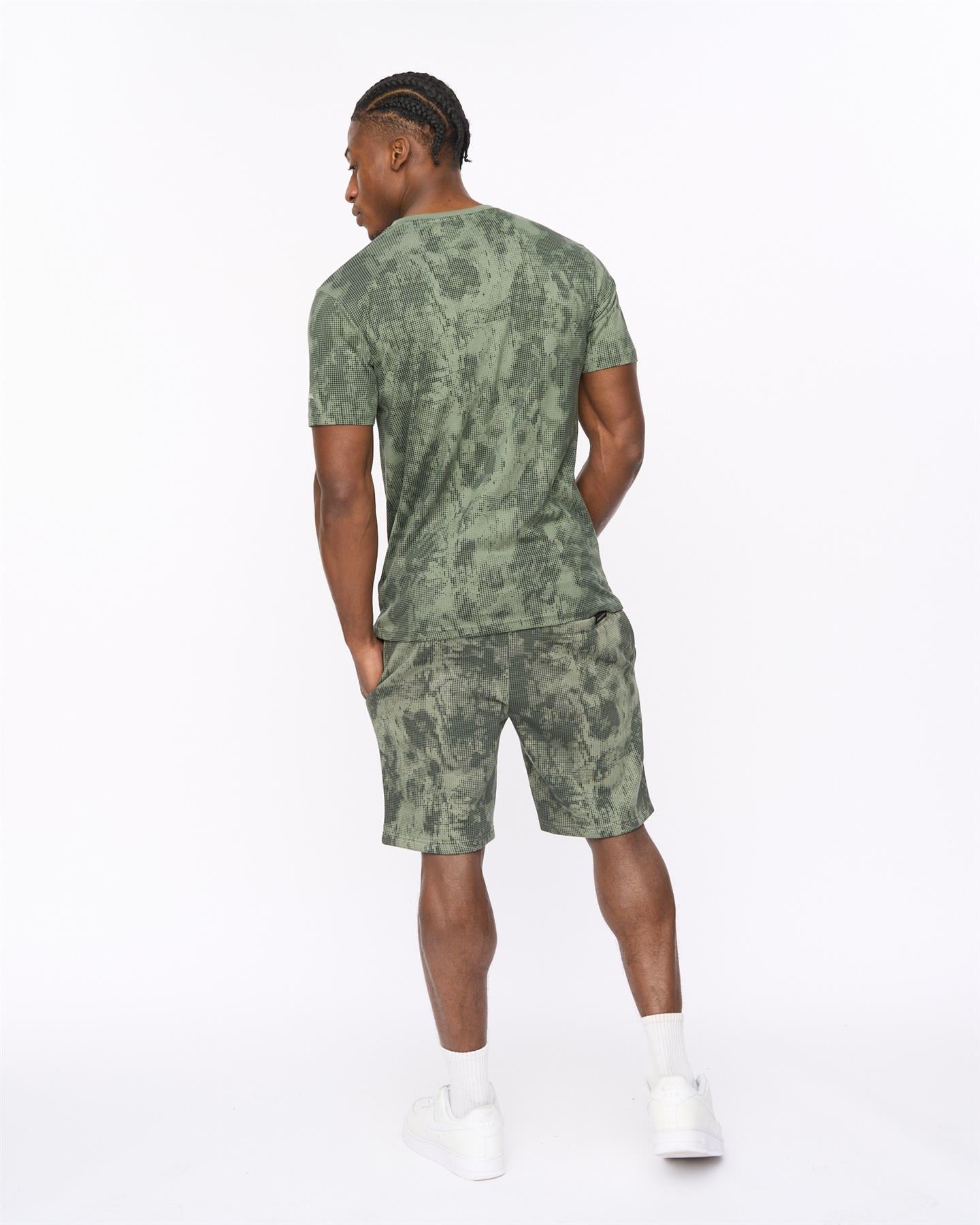 Mens Bardon Camo T-Shirt Olive