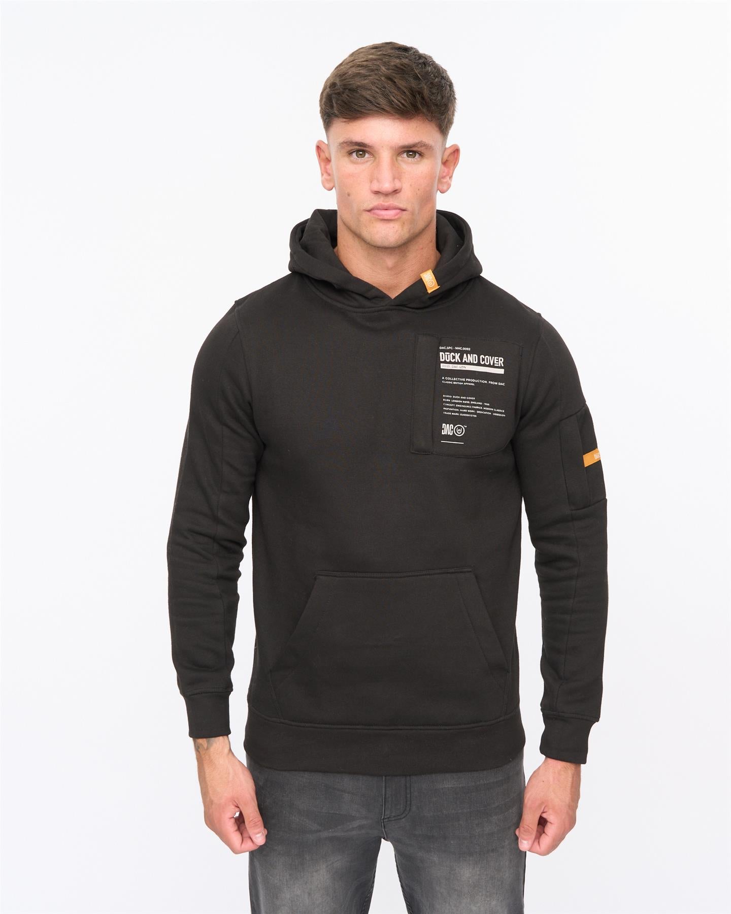 Mens Adamsberg Hoodie Black
