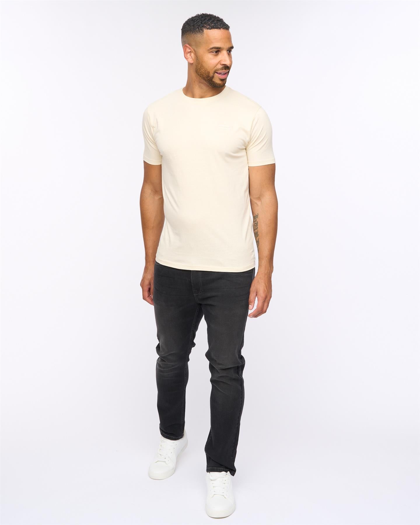 Mens Amonite T-Shirt Beige