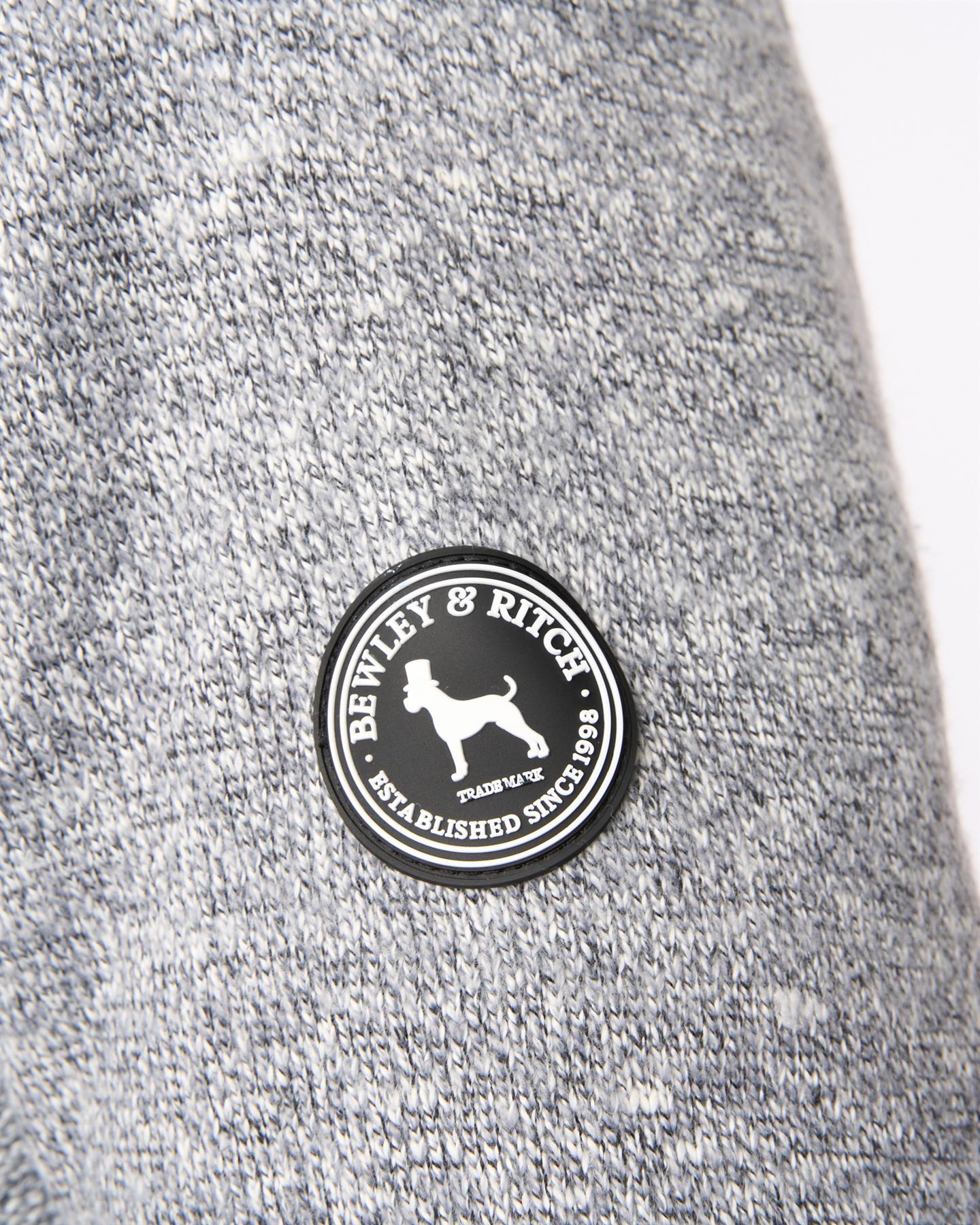 Mens Tonbridge Cardigan Light Grey Marl