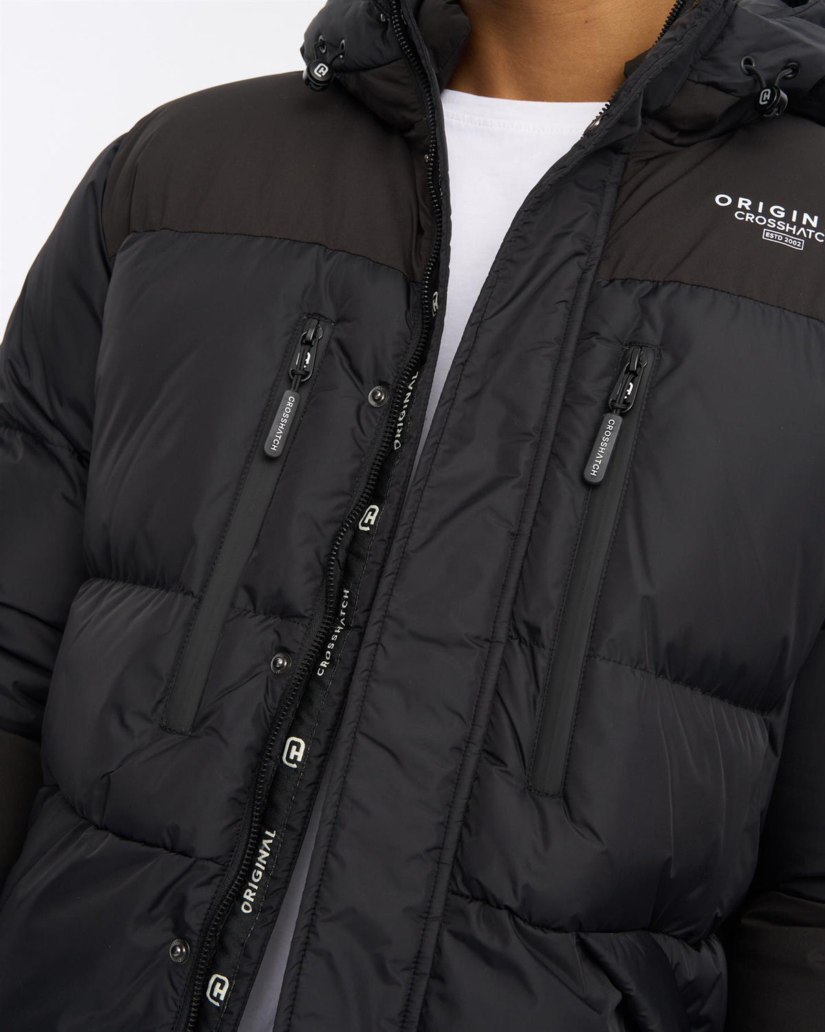 Mens Squadage Panel Jacket Black