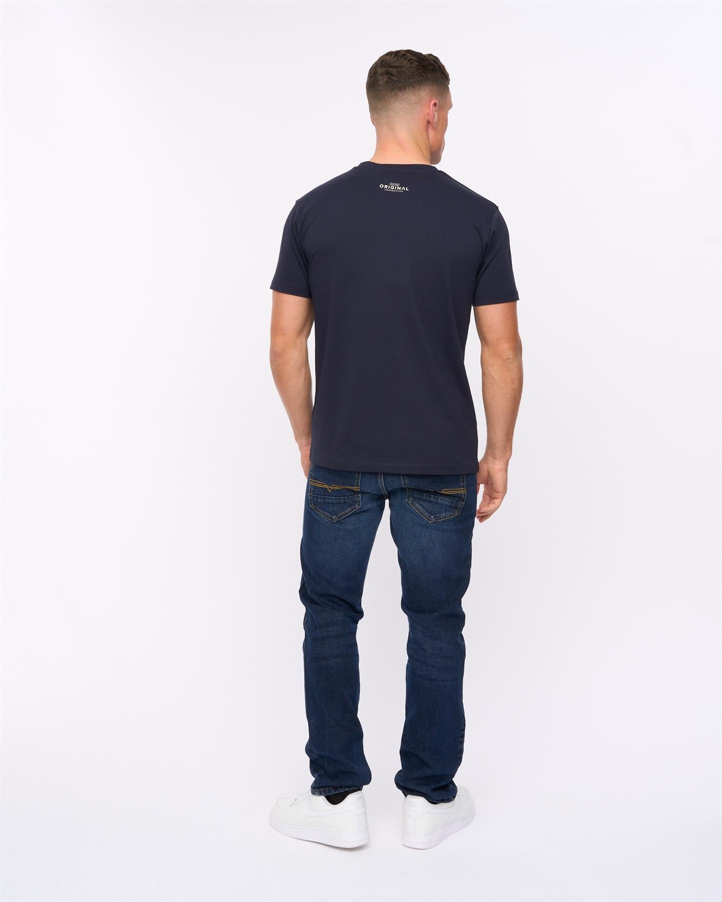 Mens Kratmoss T-Shirt Navy