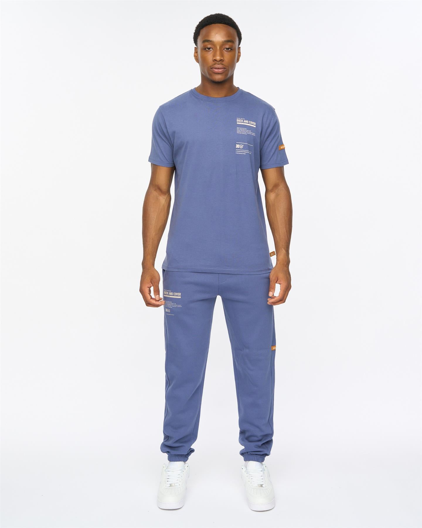 Mens Applewood T-Shirt Denim Blue