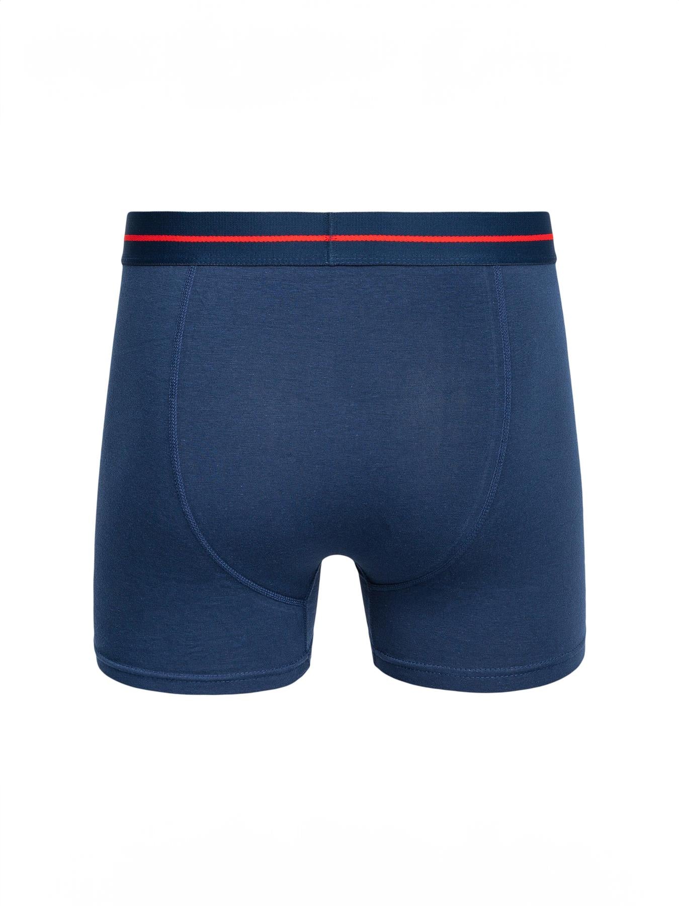 Edelman Boxers 3pk Navy/Red
