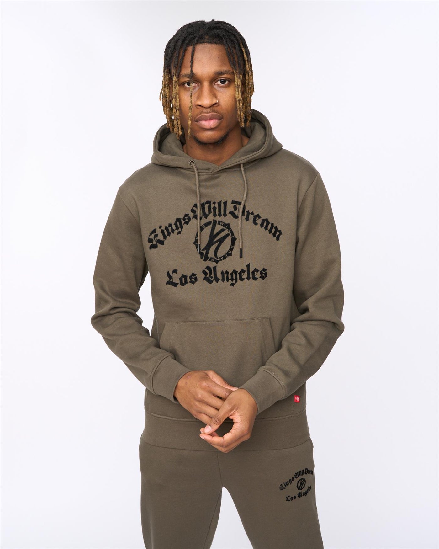 Mens Gothically Hoodie Olive