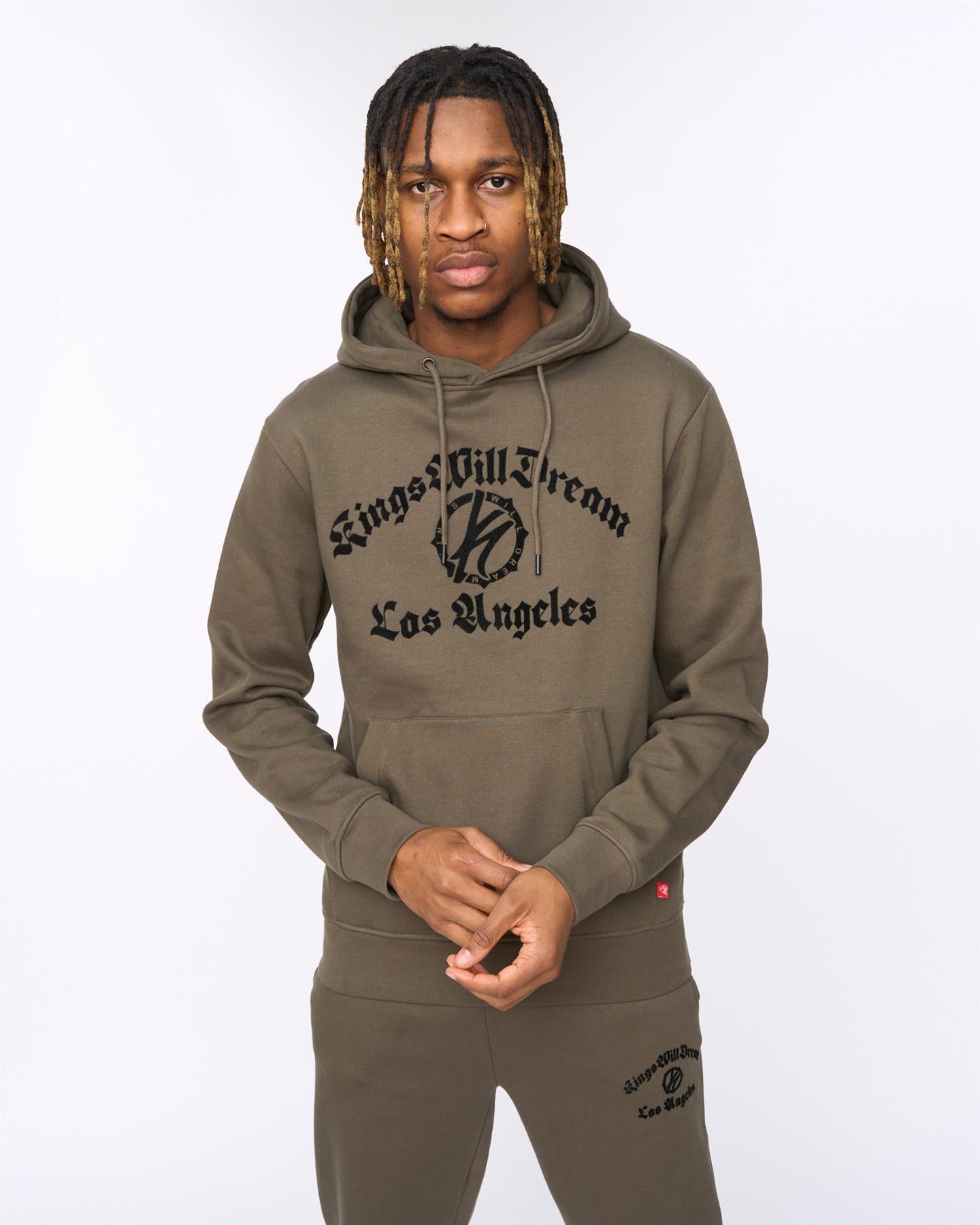 Mens Gothically Hoodie Olive