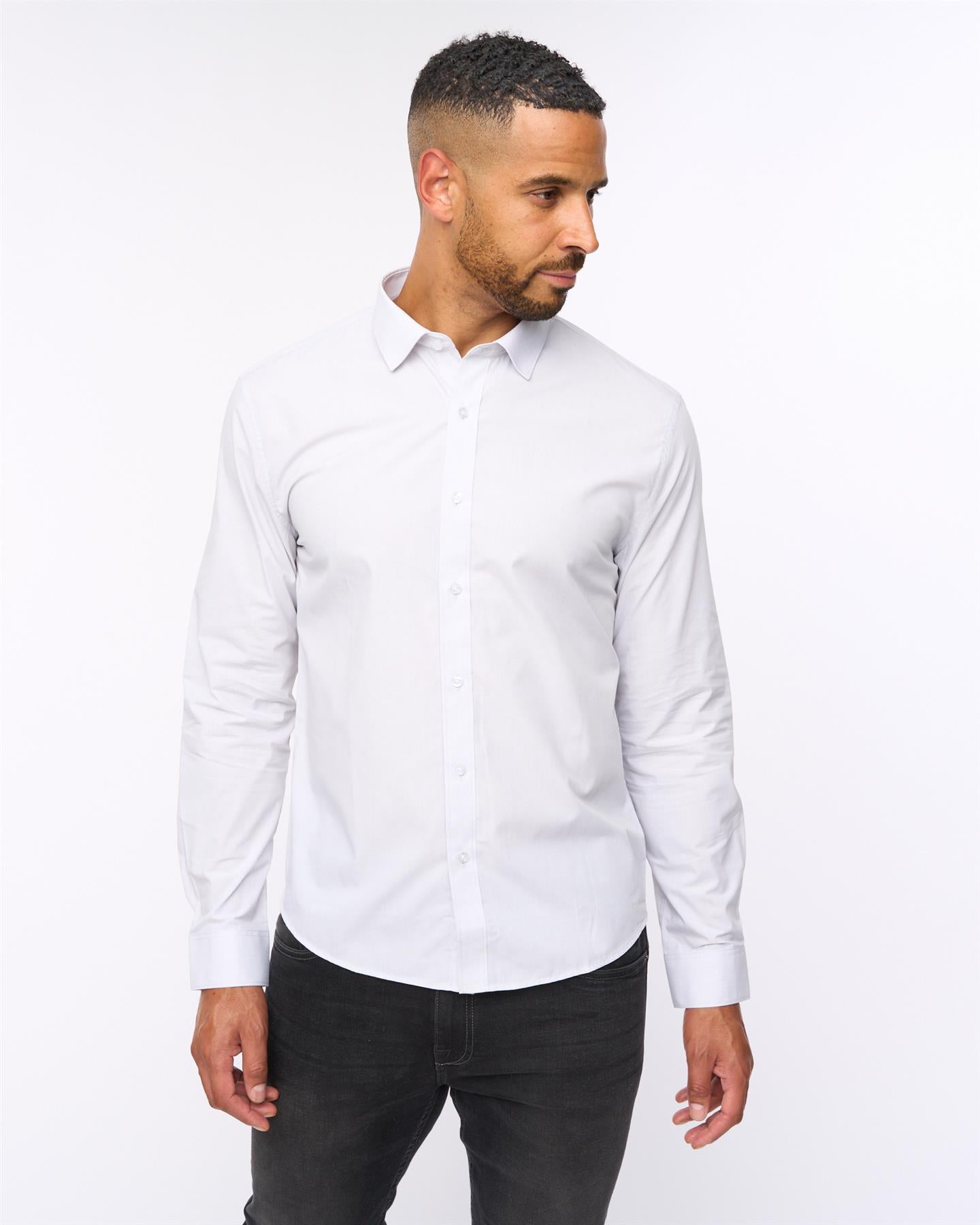 Hanshaw Shirt 2pk Black/White