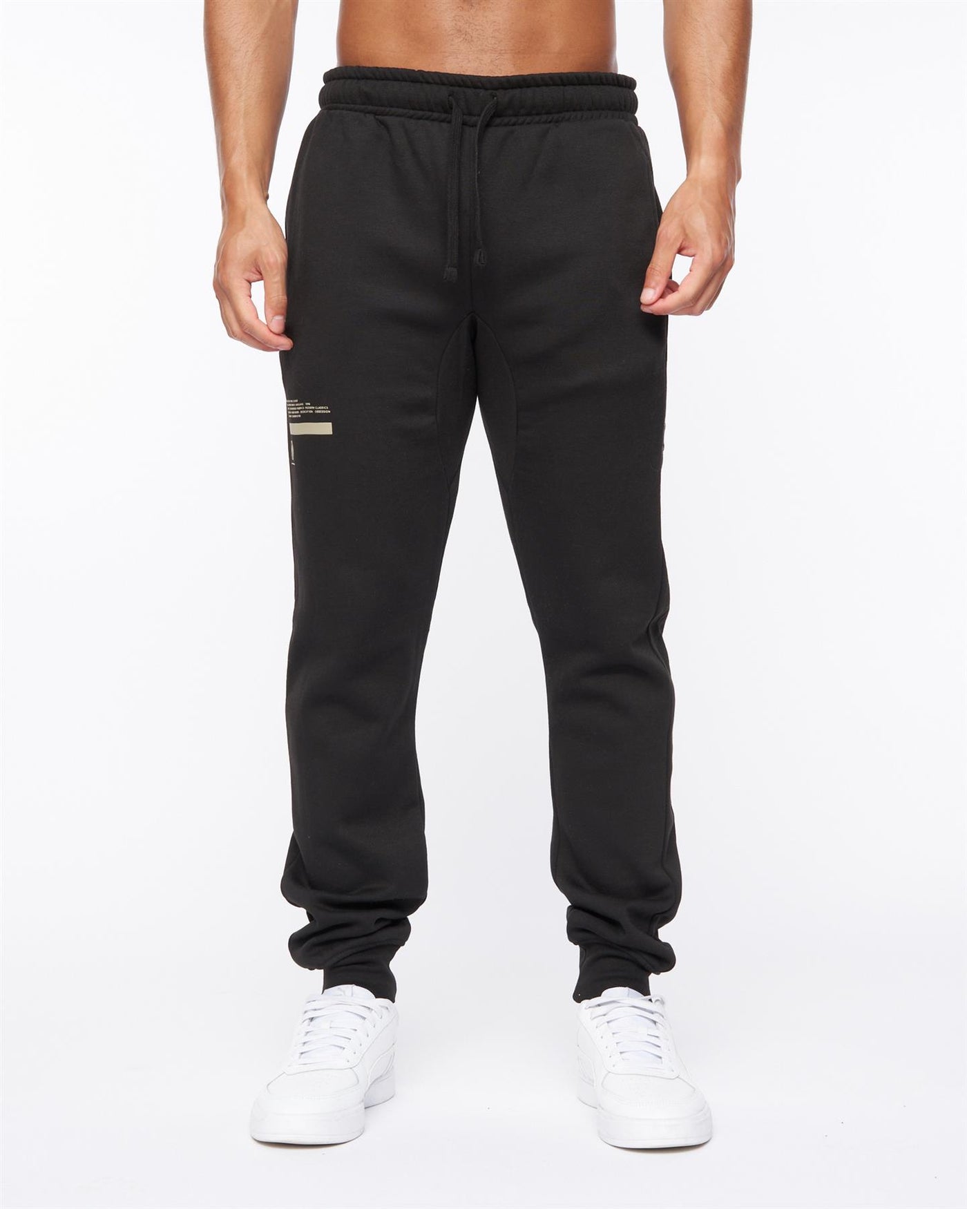Mens Jennerkins Crew Sweat & Joggers Set Black