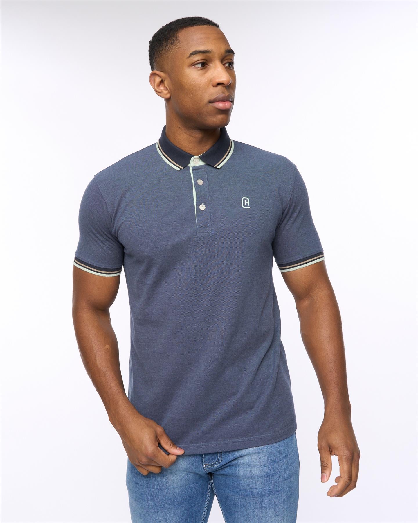 Mens Shellworth Polo Navy