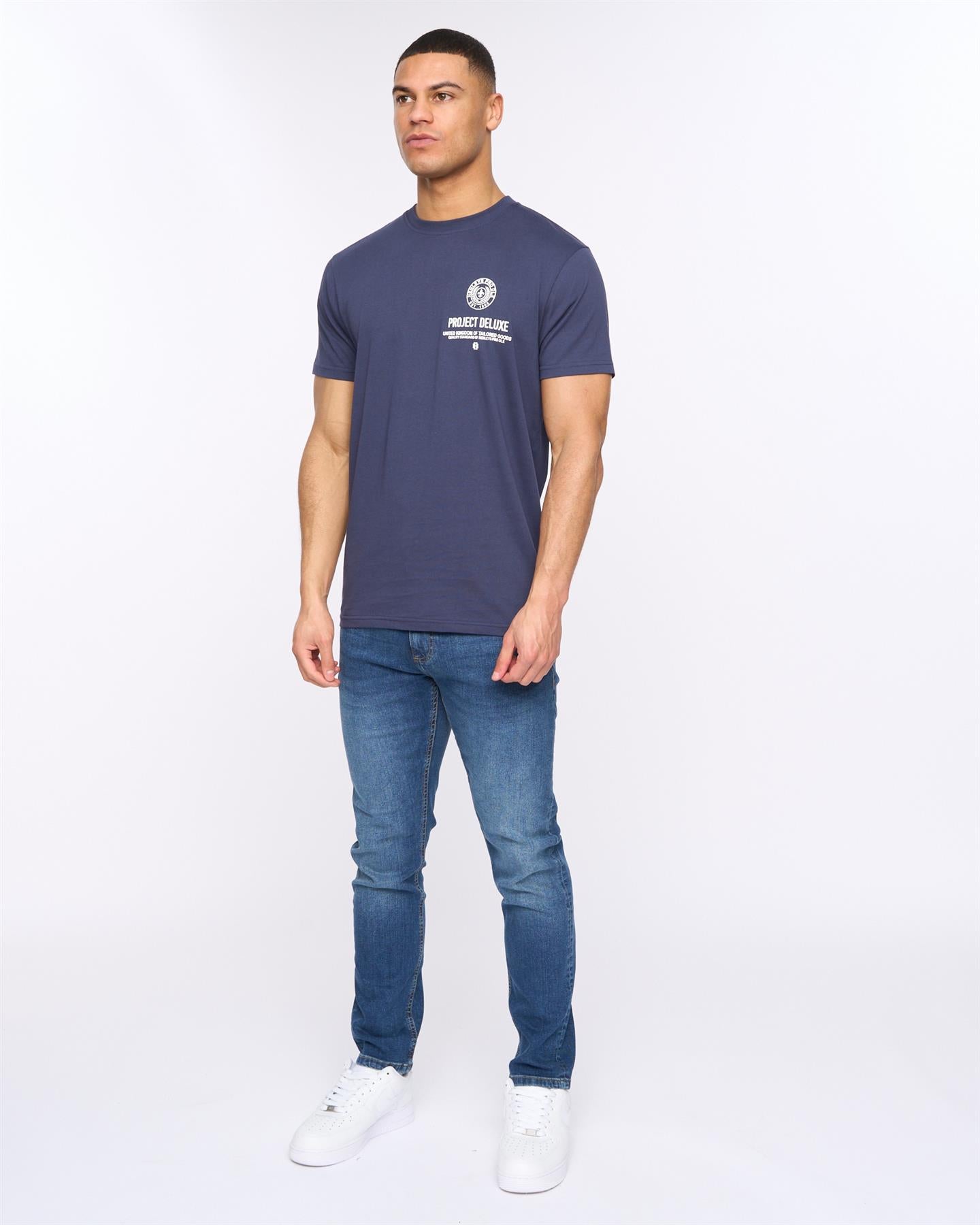 Mens Henstamp T-Shirt Navy