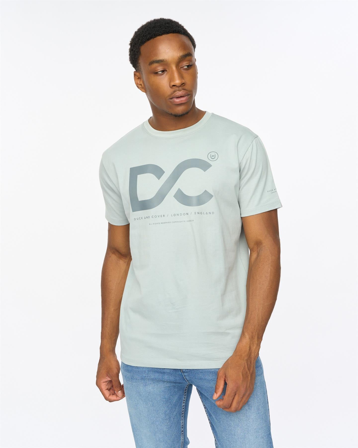 Mens Polymoore Heavy T-Shirt Steel Blue