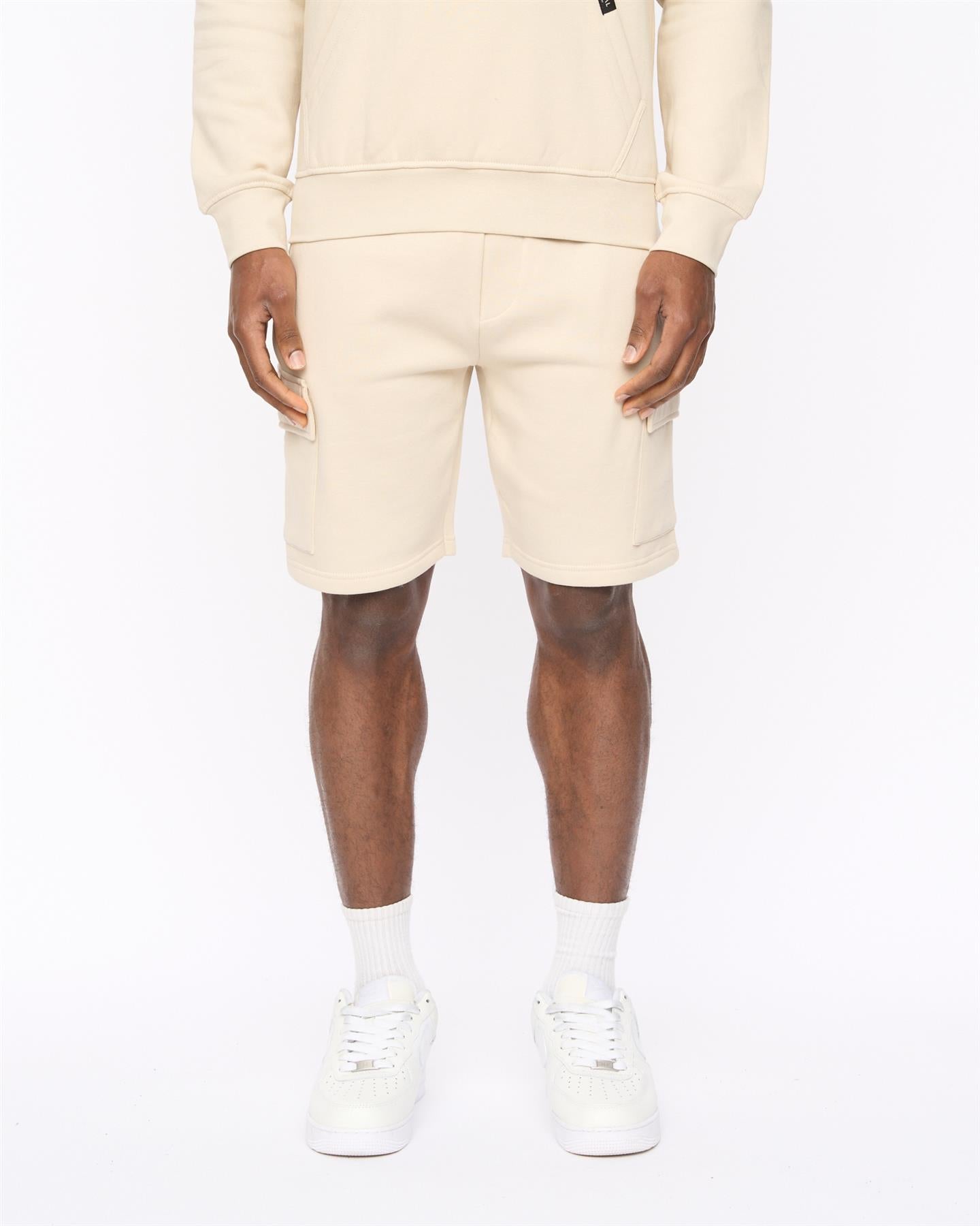 Mens Bardon Cargo Shorts Light Stone