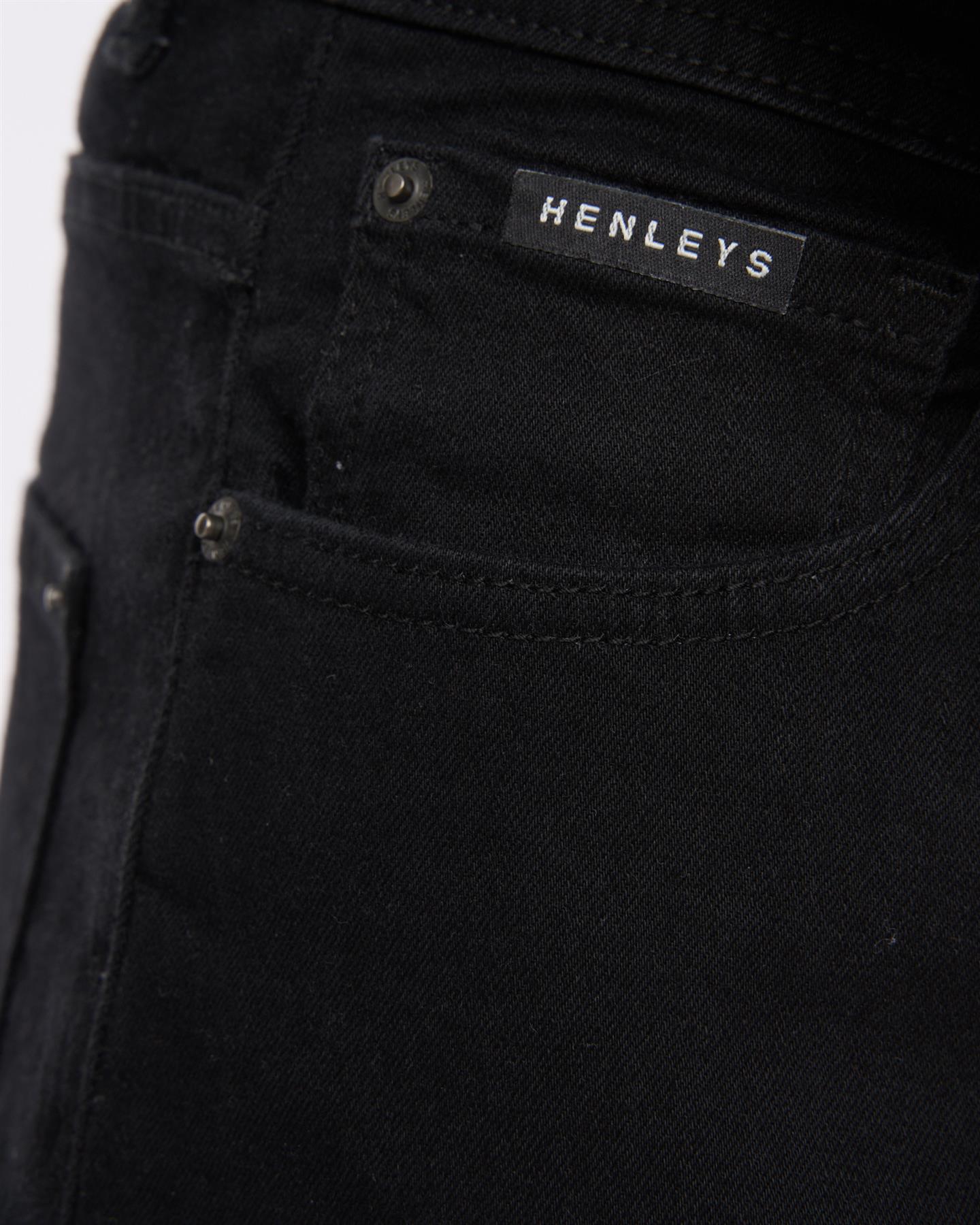 Mens Craze Comfort Fit Jeans Black