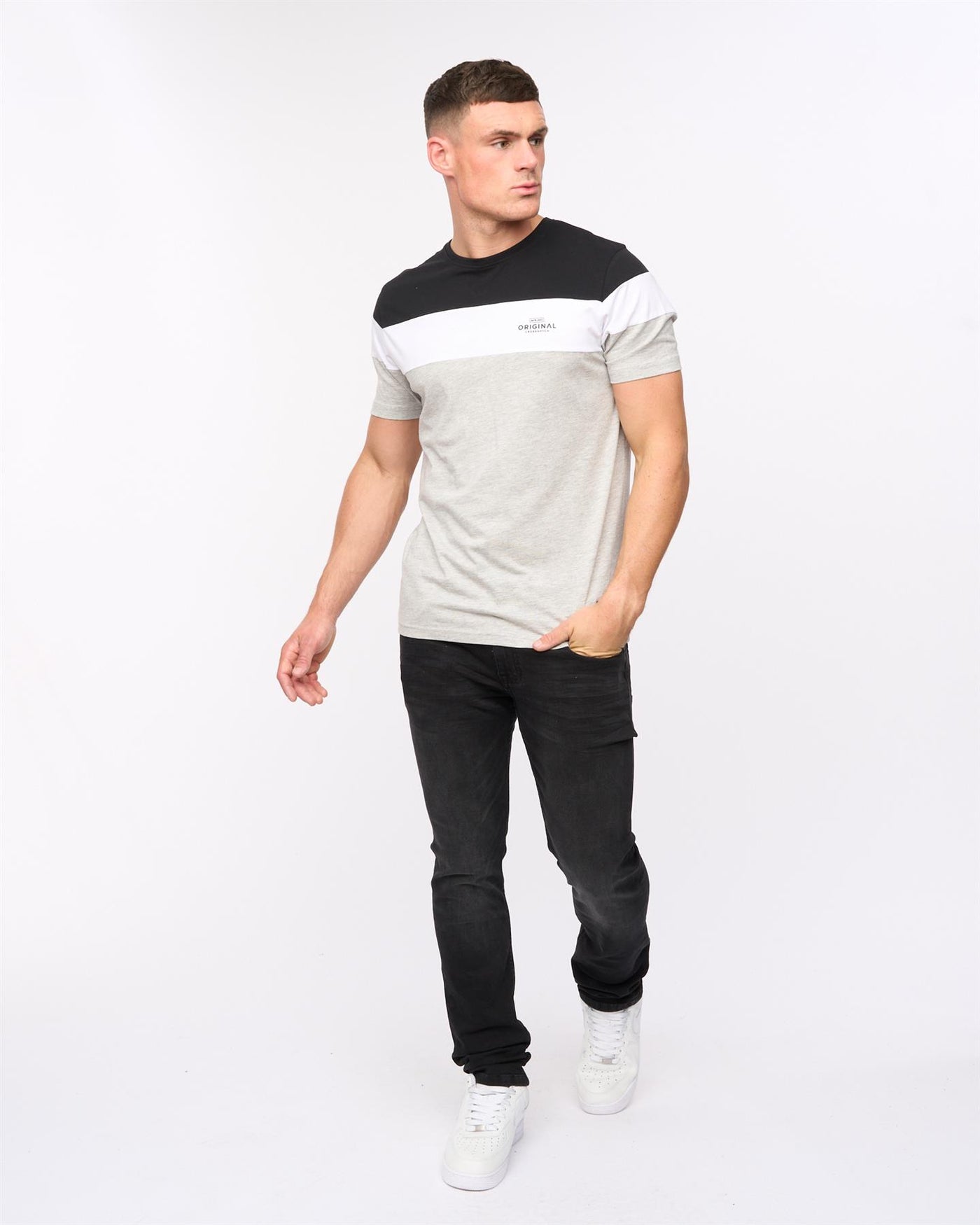 Mens Svelte Slim Fit Stretch Jeans Black Wash