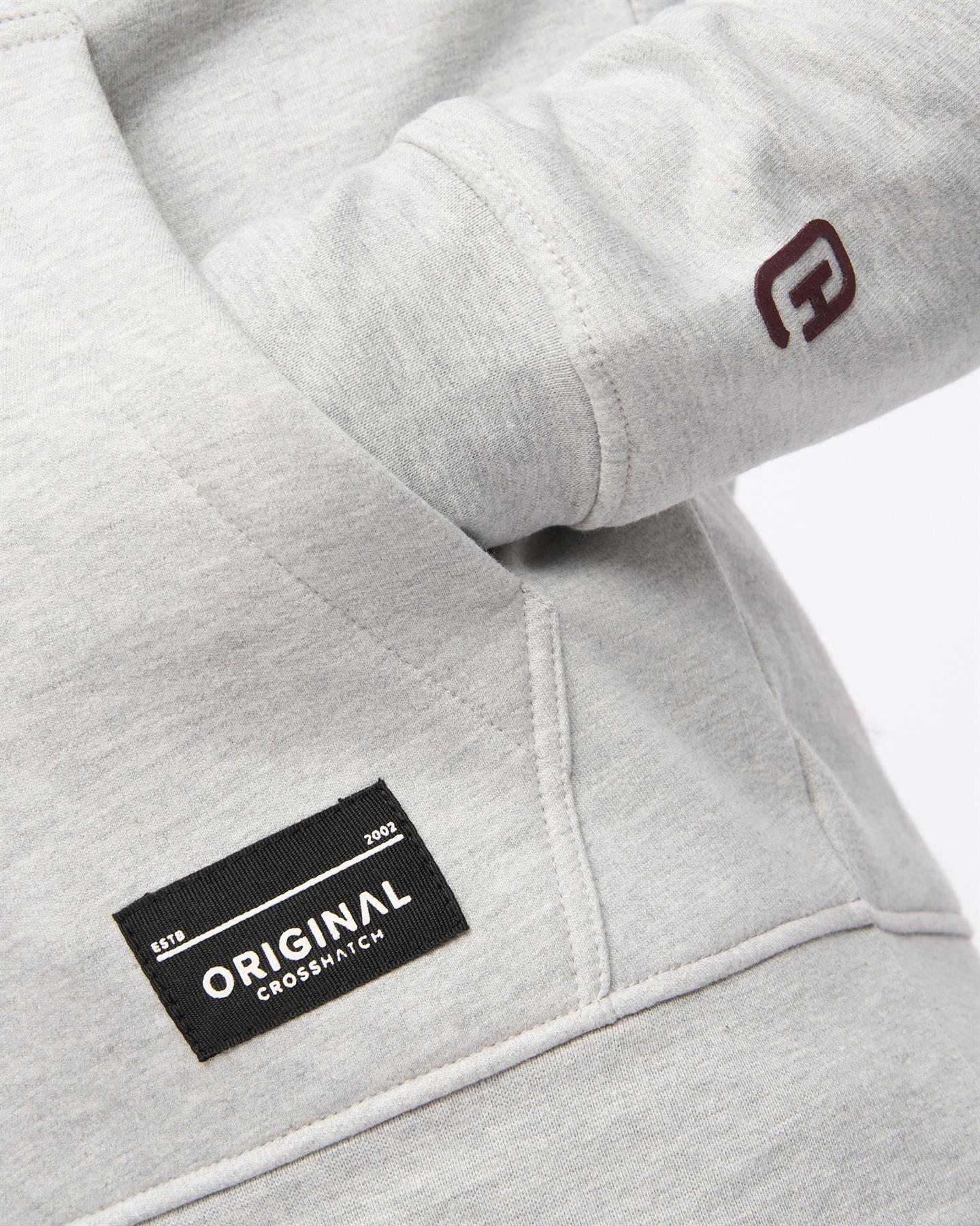 Mens Cresswell Hoodie Grey Marl