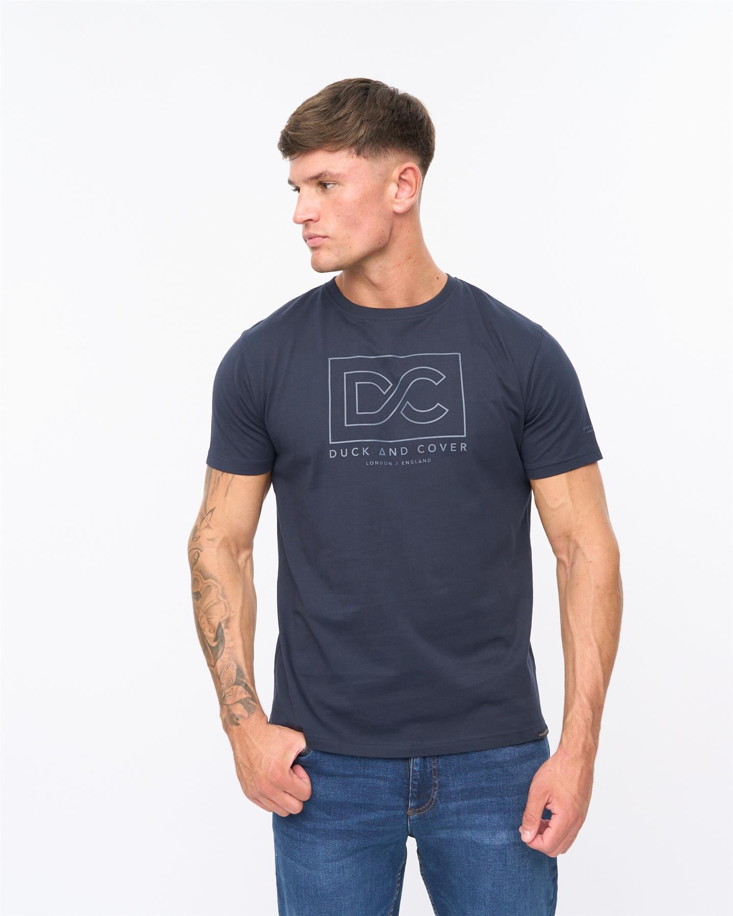 Mens Rampmoore Heavy T-Shirt Navy