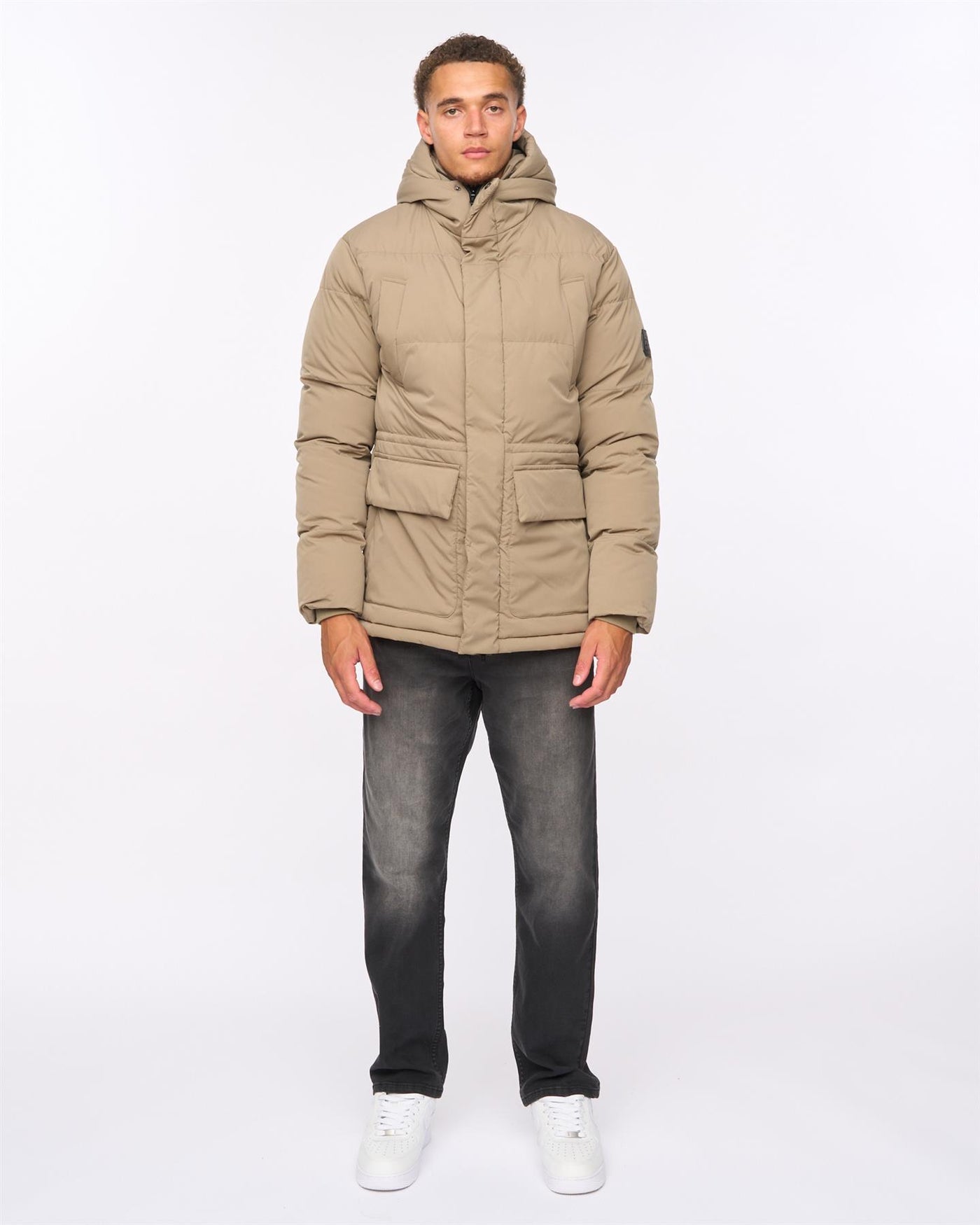 Mens Fletchley Puffer Jacket Beige