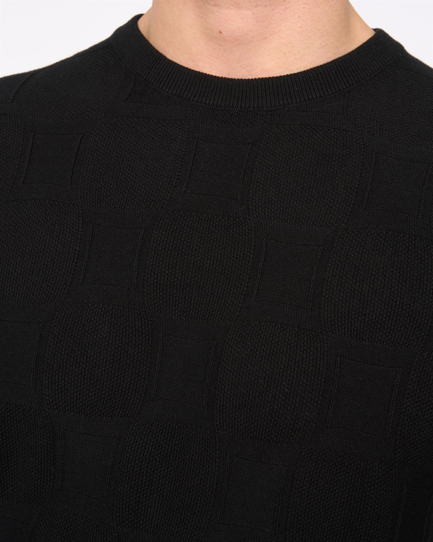 Mens Littleton Knit T-Shirt Black