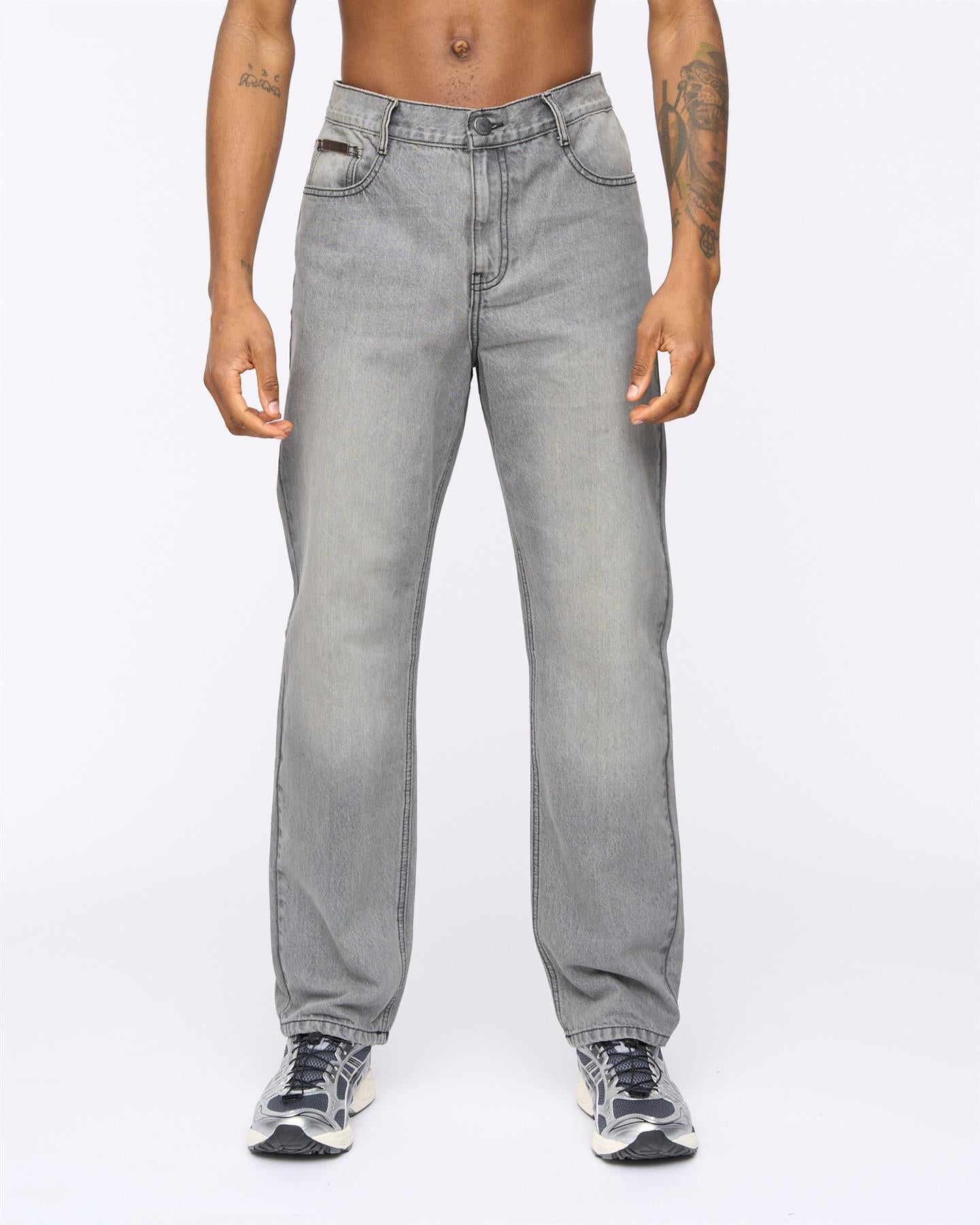 Mens Dubback Jeans Grey Wash