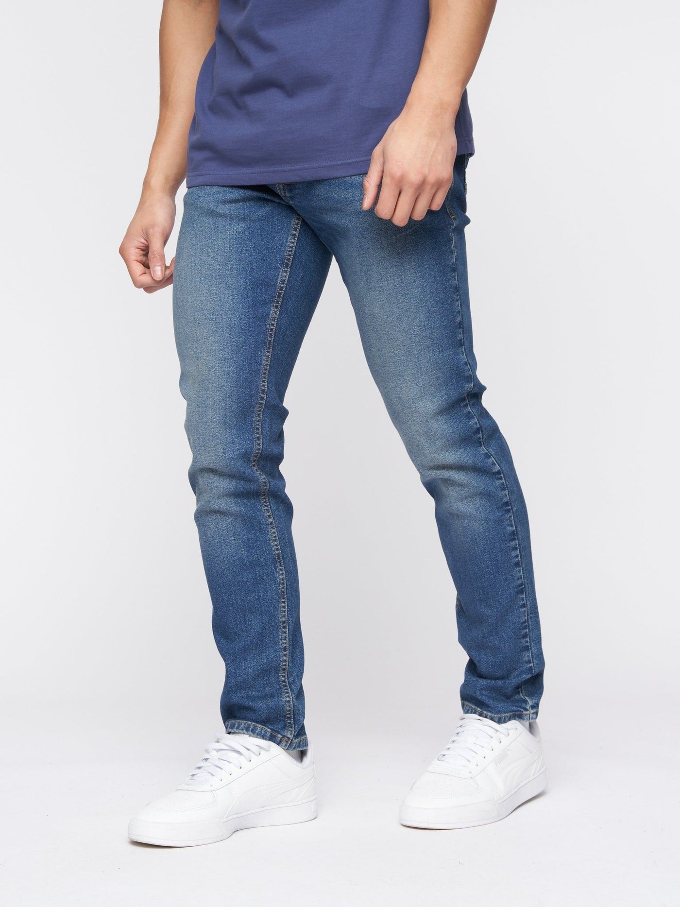 Buraca Slim Fit Denim Jeans Stone Wash