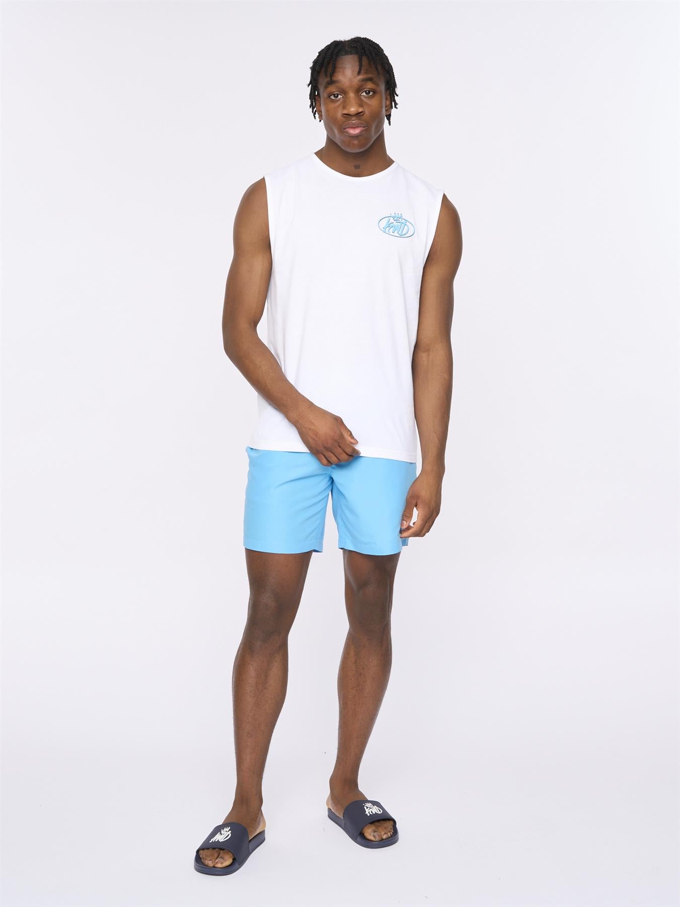 Mens Soap Tank Top White